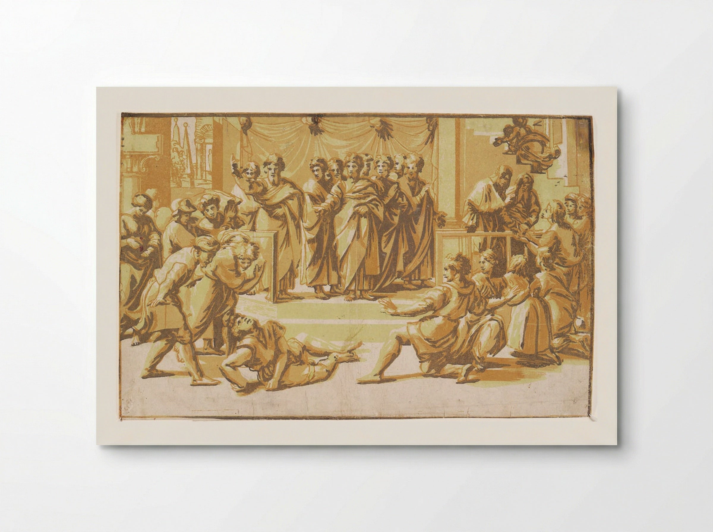 Death of Ananias - Ugo da Carpi - Poster