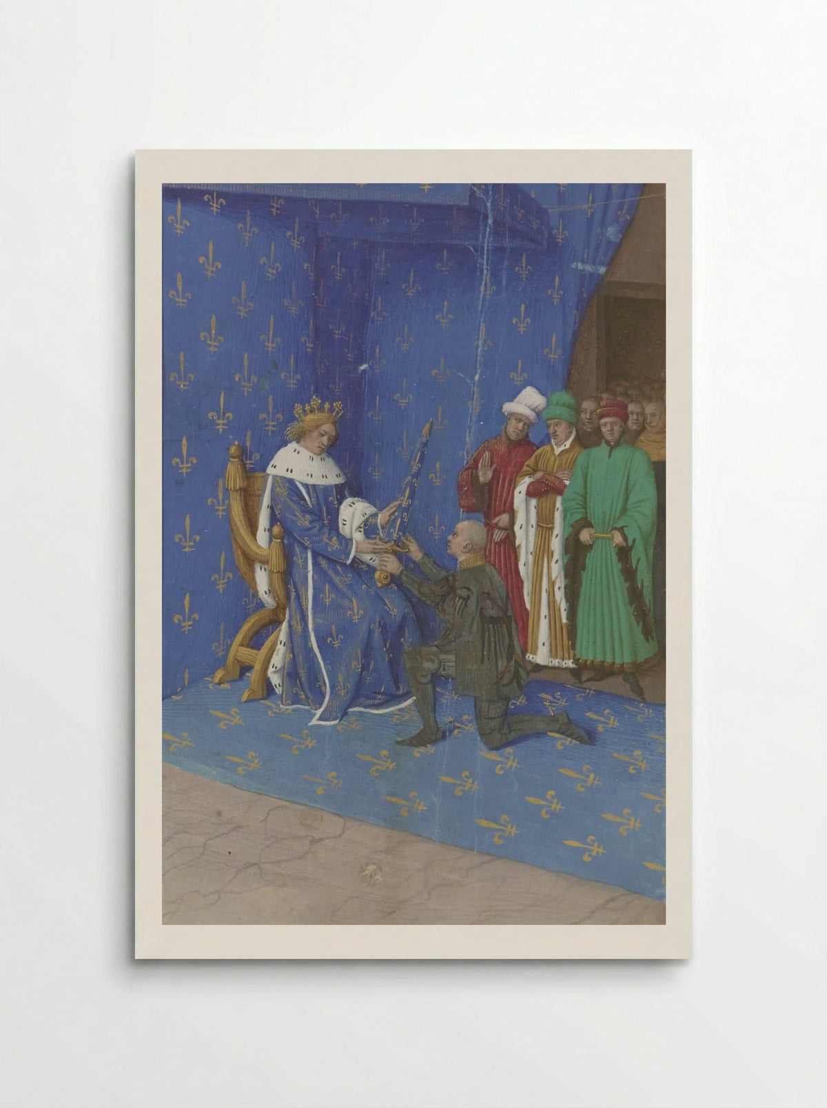 Death of Bertrand du Guesclin - Jean Fouquet - Poster