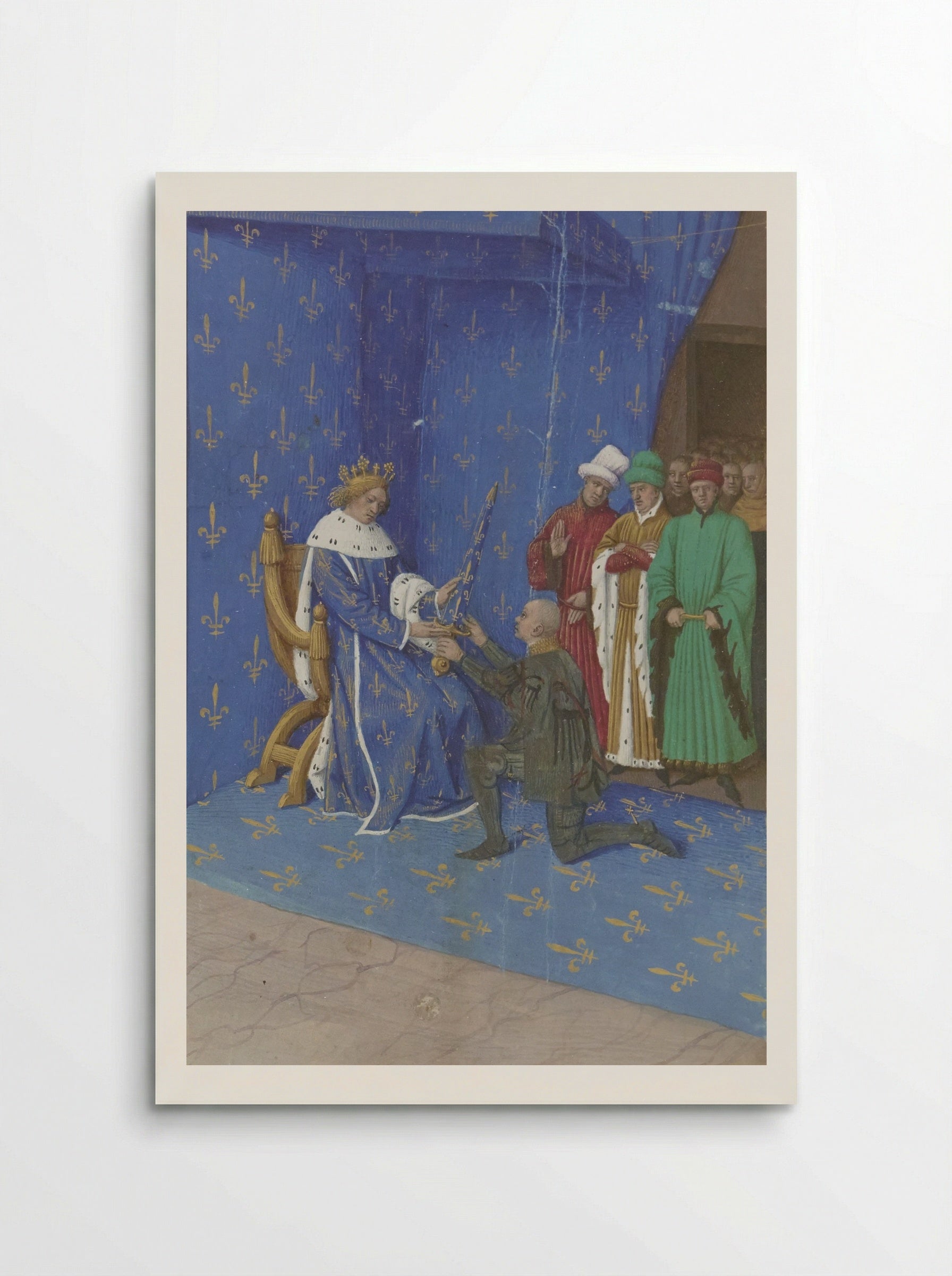 Death of Bertrand du Guesclin - Jean Fouquet - Poster
