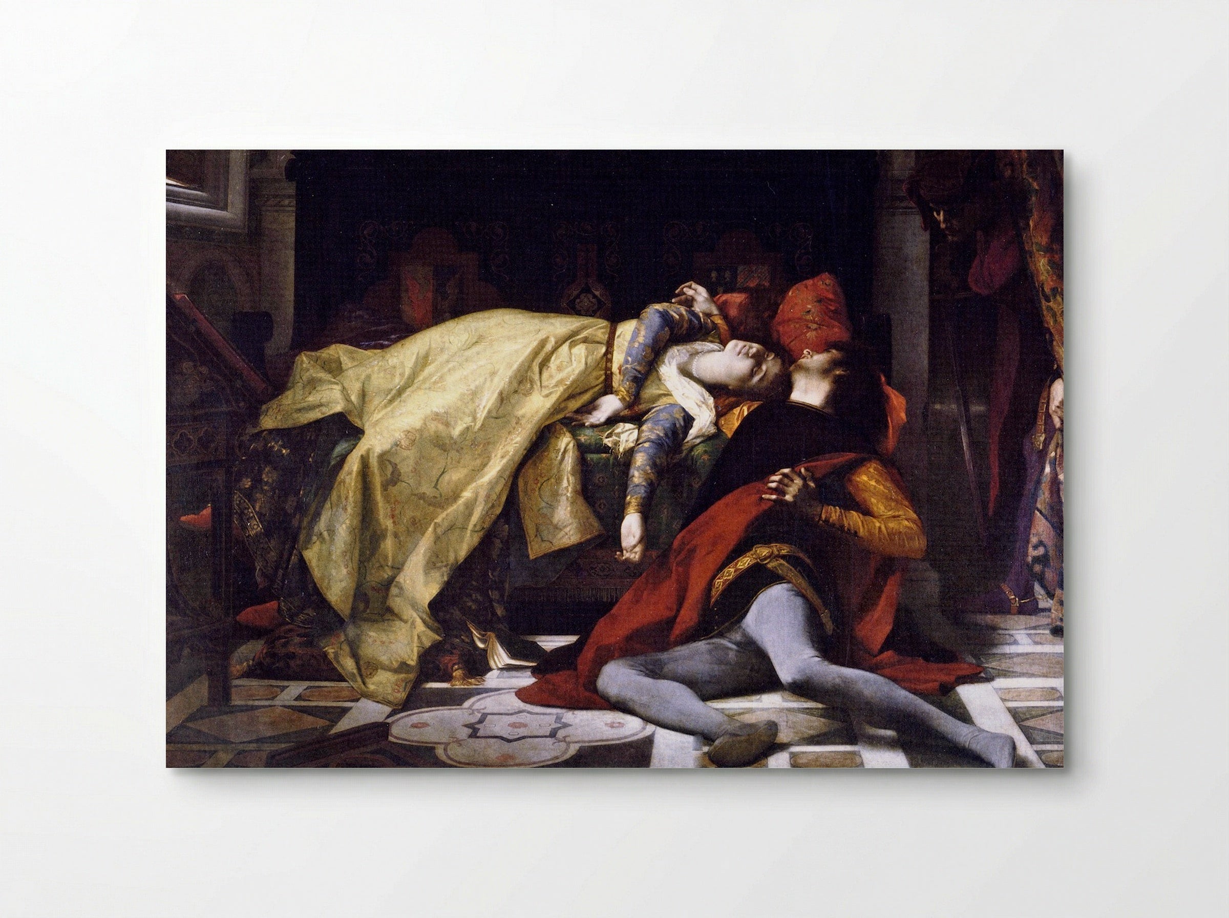 Death of Francesca da Rimini and Paolo Malatesta - Alexandre Cabanel - Poster