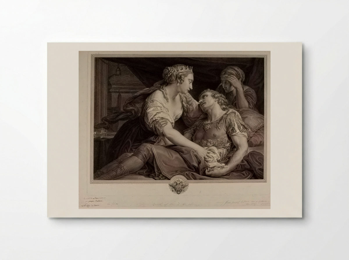 Death of Mark Anthony - Johann Georg Wille - Poster