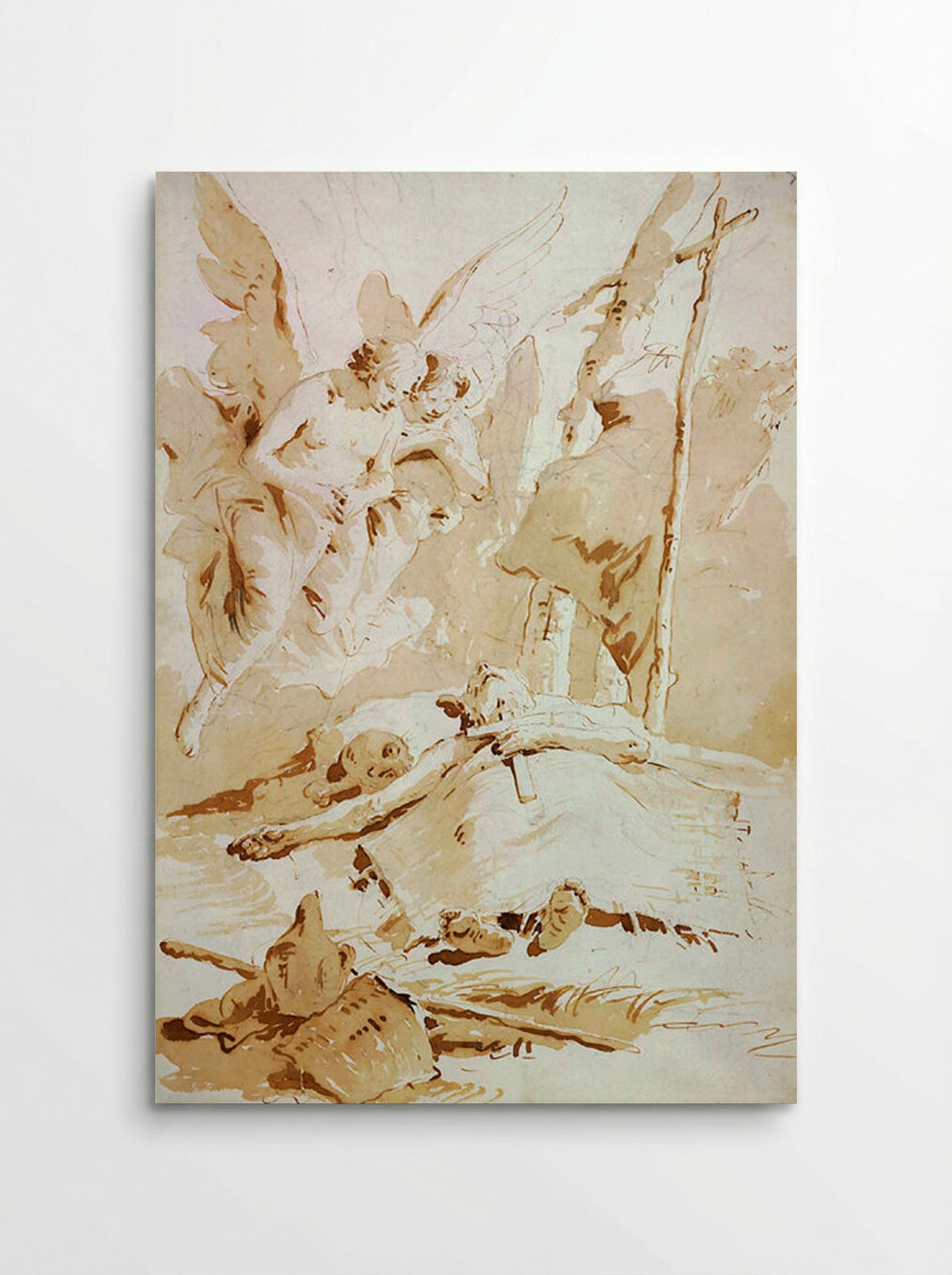 Death of Saint Onophrius - Giovanni Battista Tiepolo - Poster