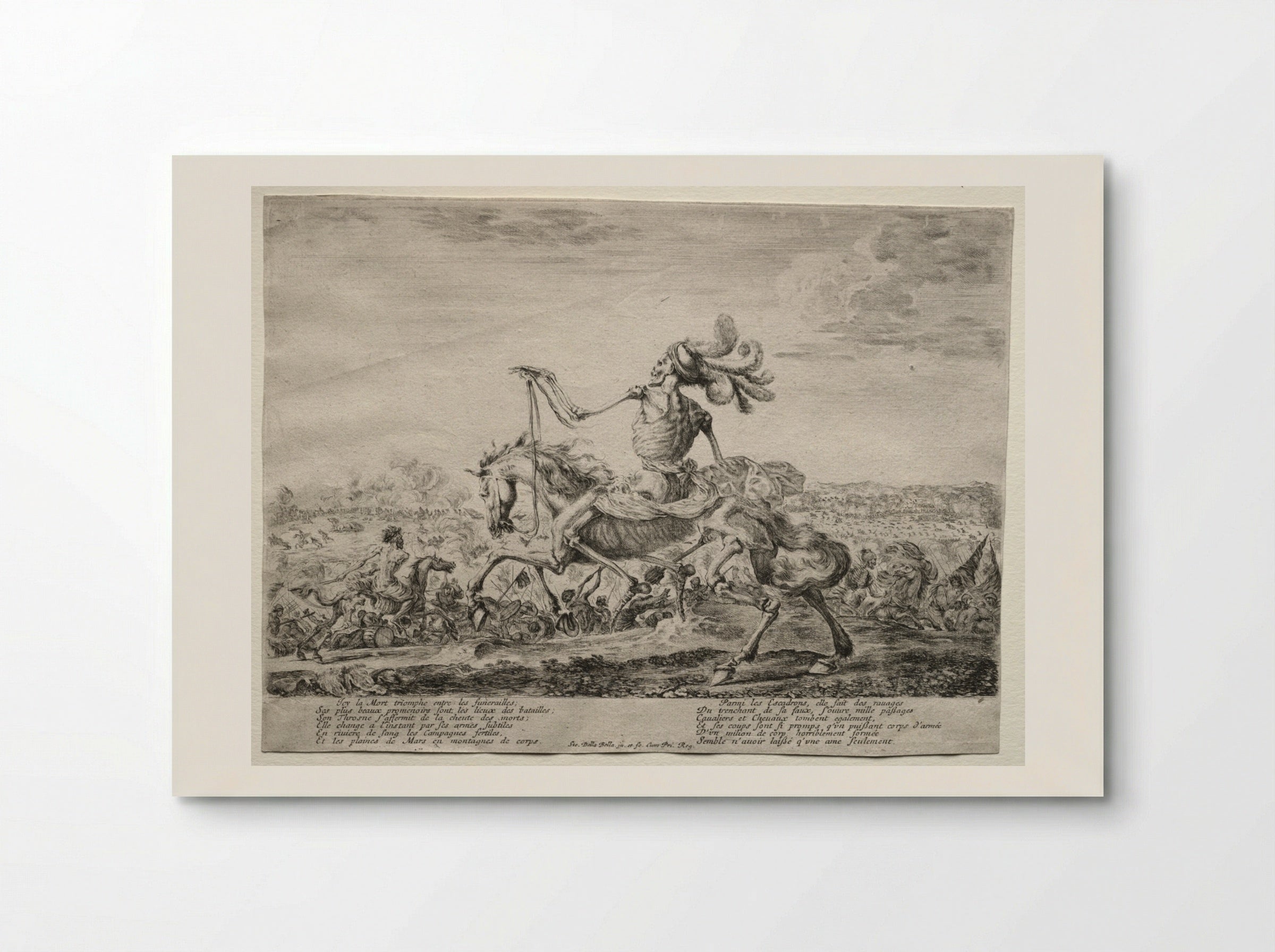 Death on the Battlefield - Stefano Della Bella - Poster