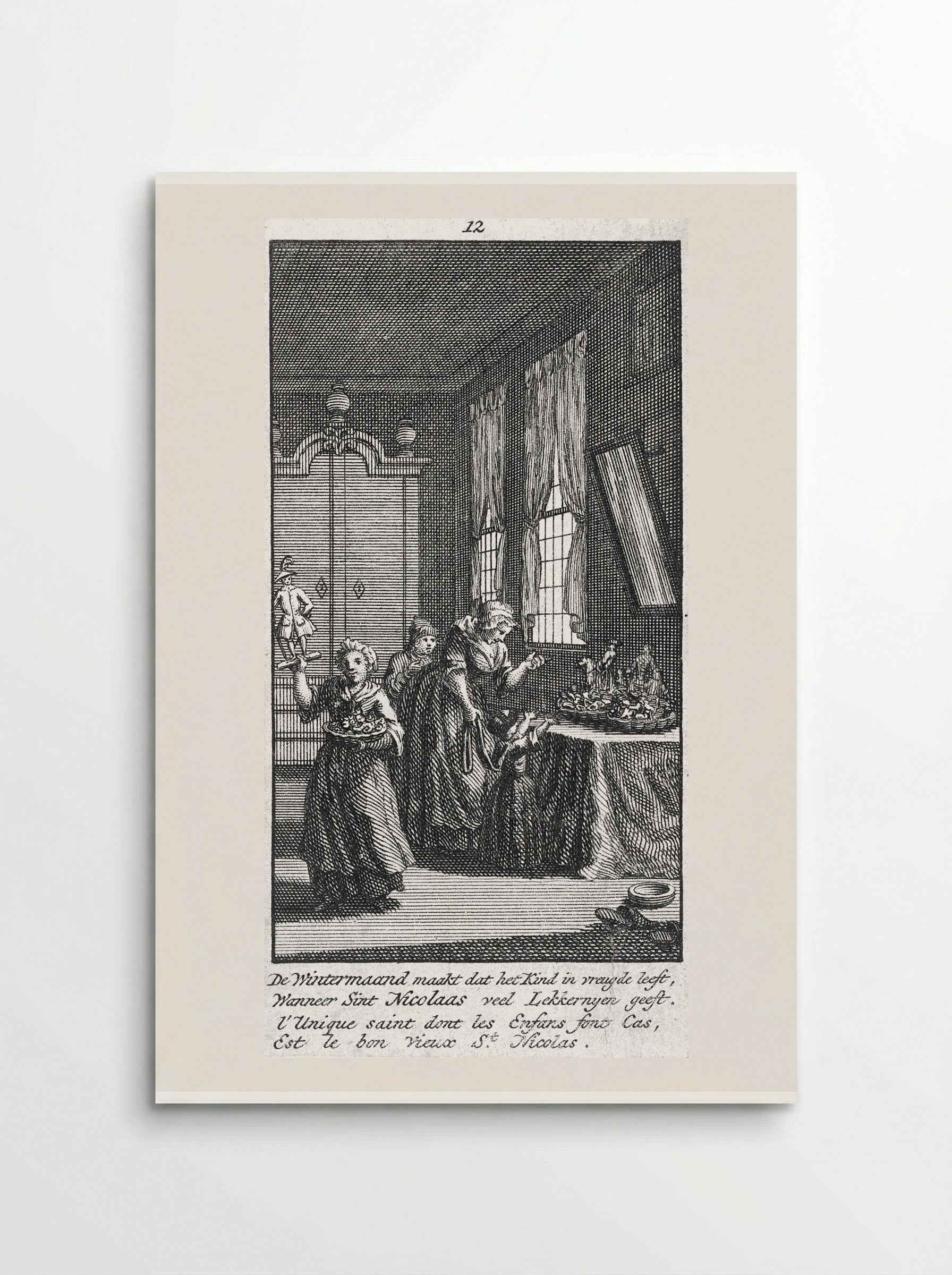 December: Sinterklaasavond - Jan Caspar Philips - Poster