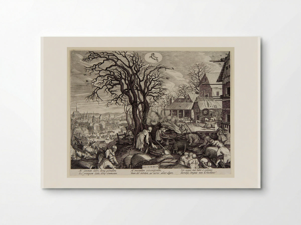December - Aegidius Sadeler II - Poster