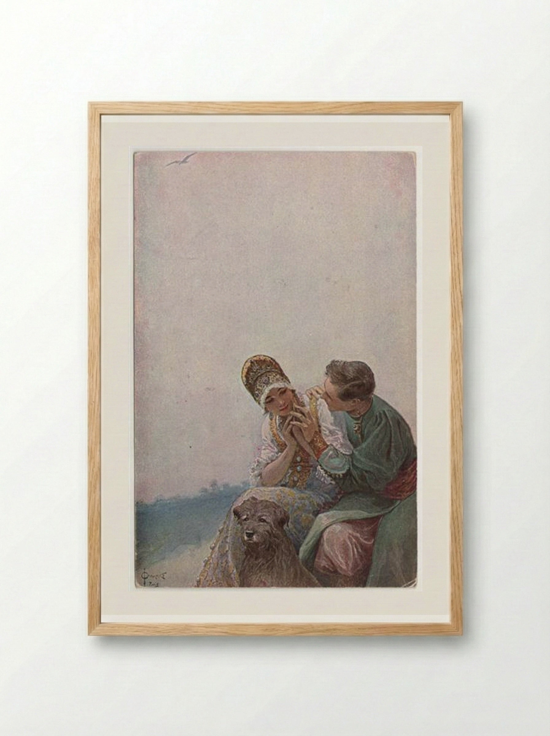 Declaration of Love - Sergey Solomko - Framed Print Wood