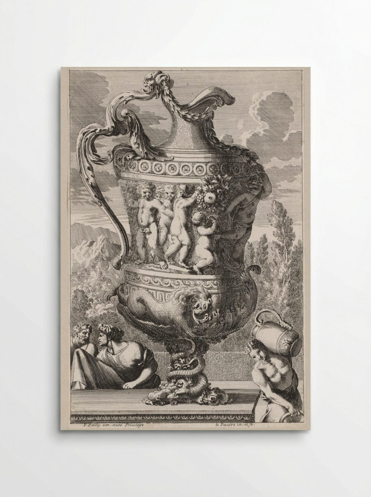 Decorative Urn - Jean Le Pautre - Poster