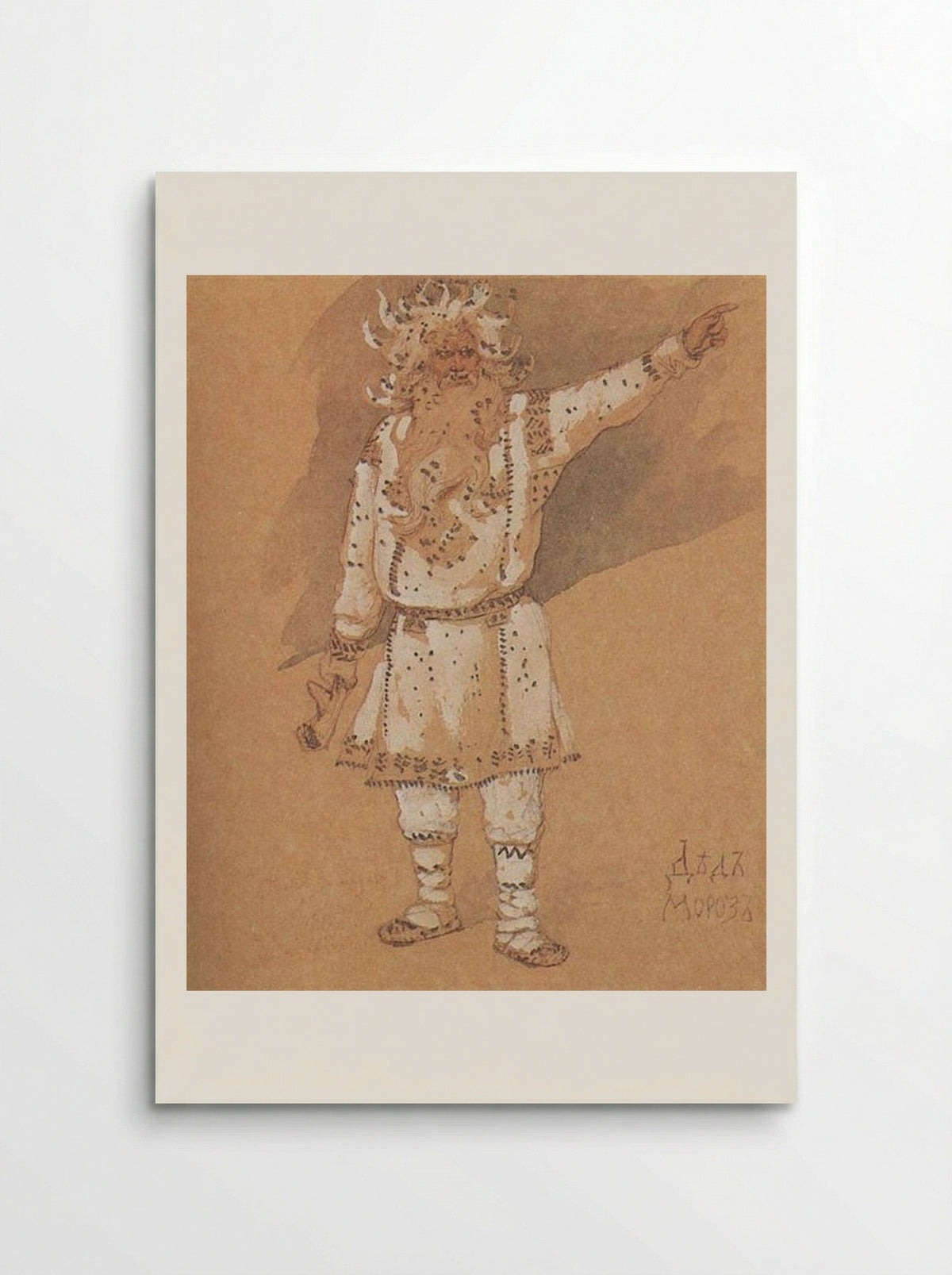Ded Moroz - Viktor Vasnetsov - Poster