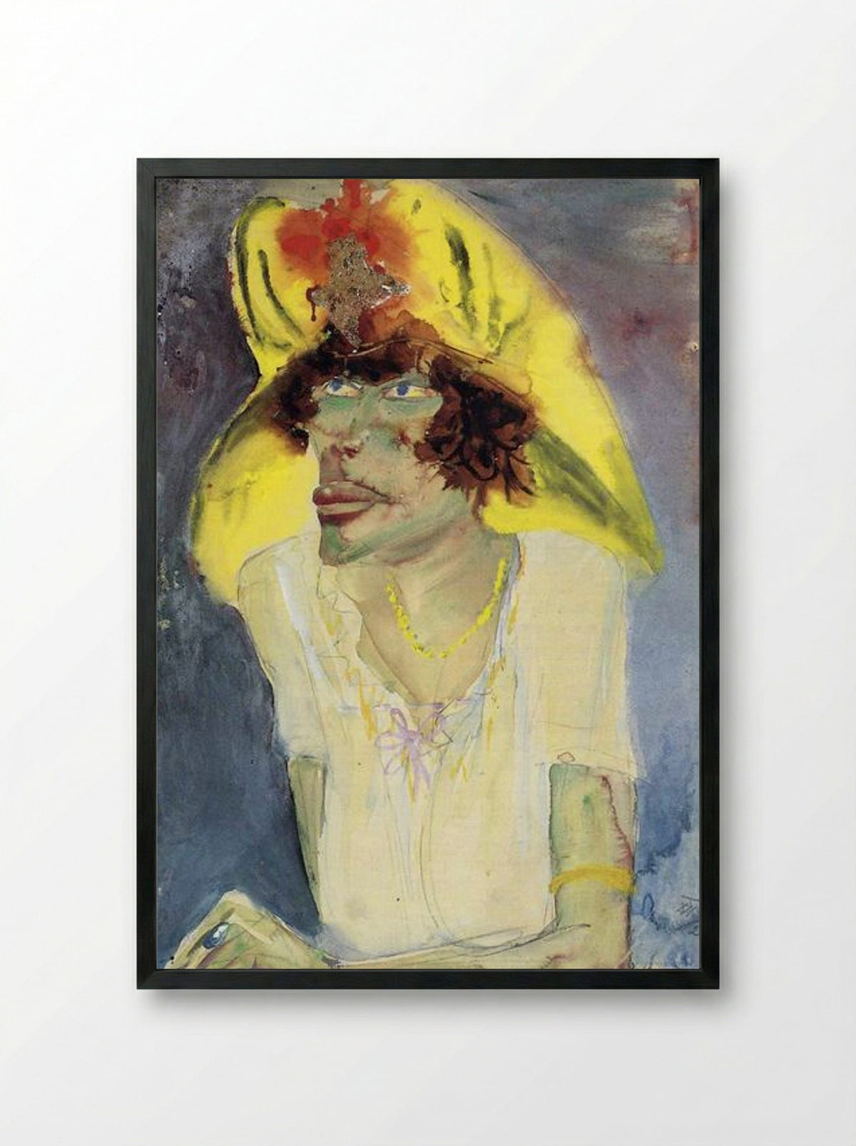 Dedicated to the Dramatist Frank Wedekind - Otto Dix - Framed Print Black