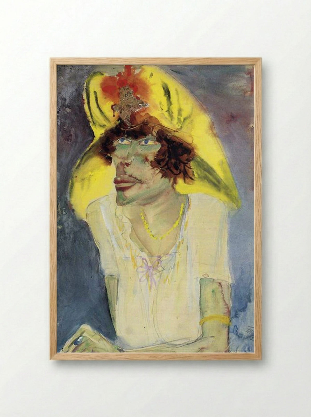 Dedicated to the Dramatist Frank Wedekind - Otto Dix - Framed Print Wood