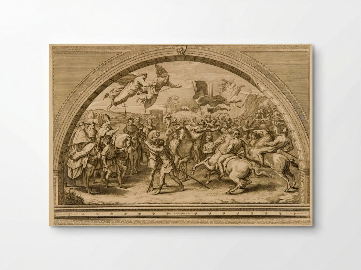 Defeat of Attila - Francesco Faraone Aquila - Poster