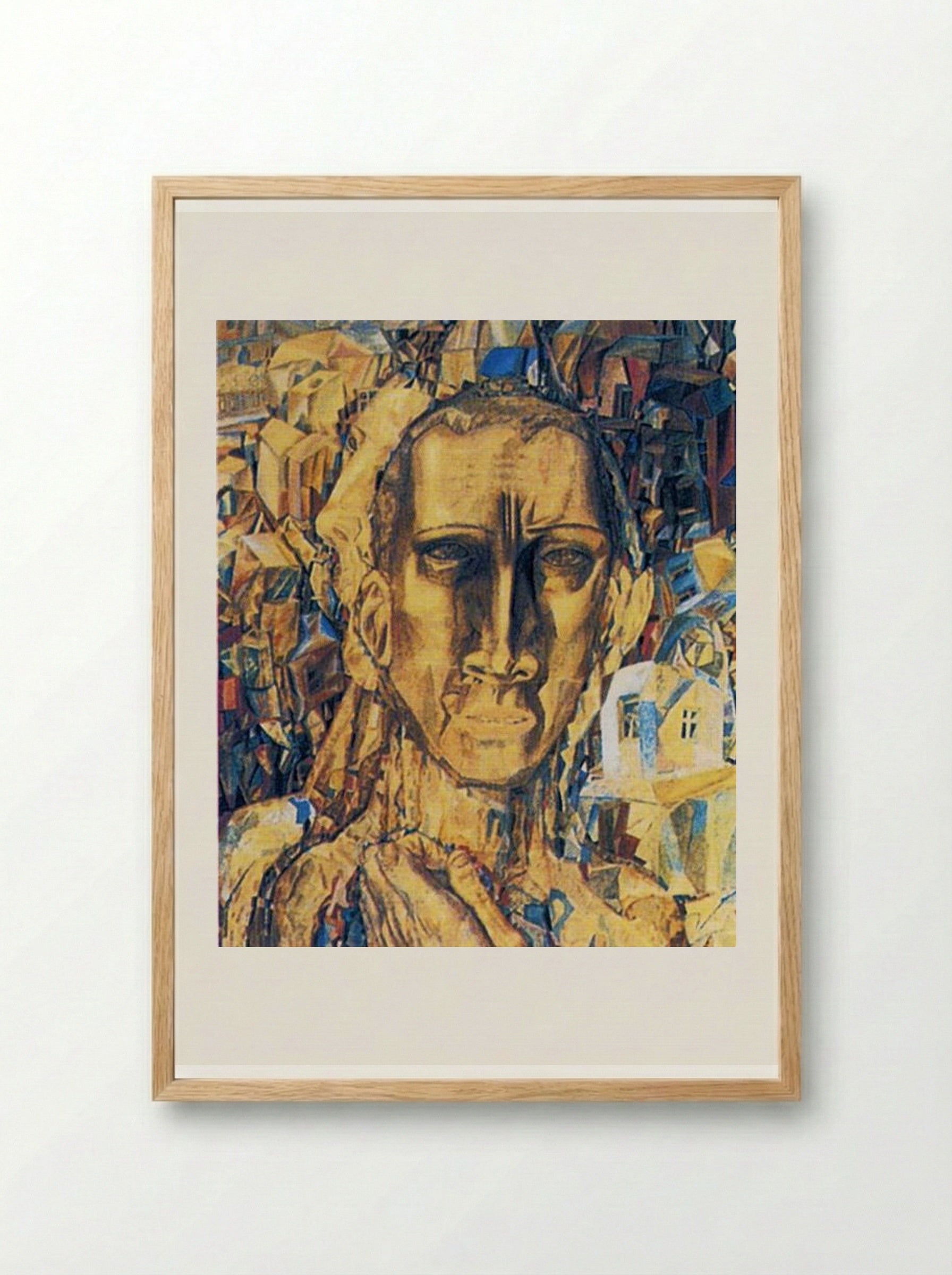 Defeater of the City - Pavel Filonov - Framed Print Wood