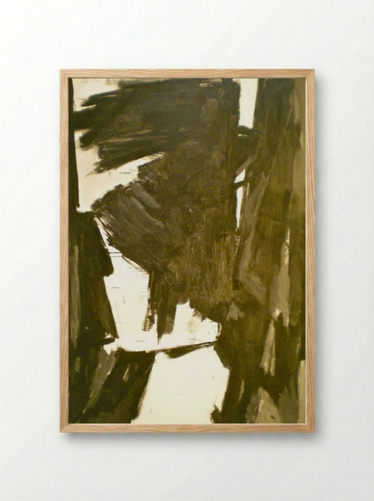 Delaware Gap - Franz Kline - Framed Print Wood