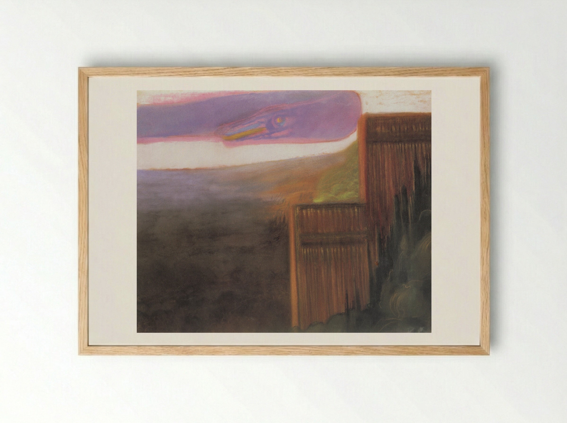 Deluge (III) - Mikalojus Konstantinas Čiurlionis - Framed Print Wood
