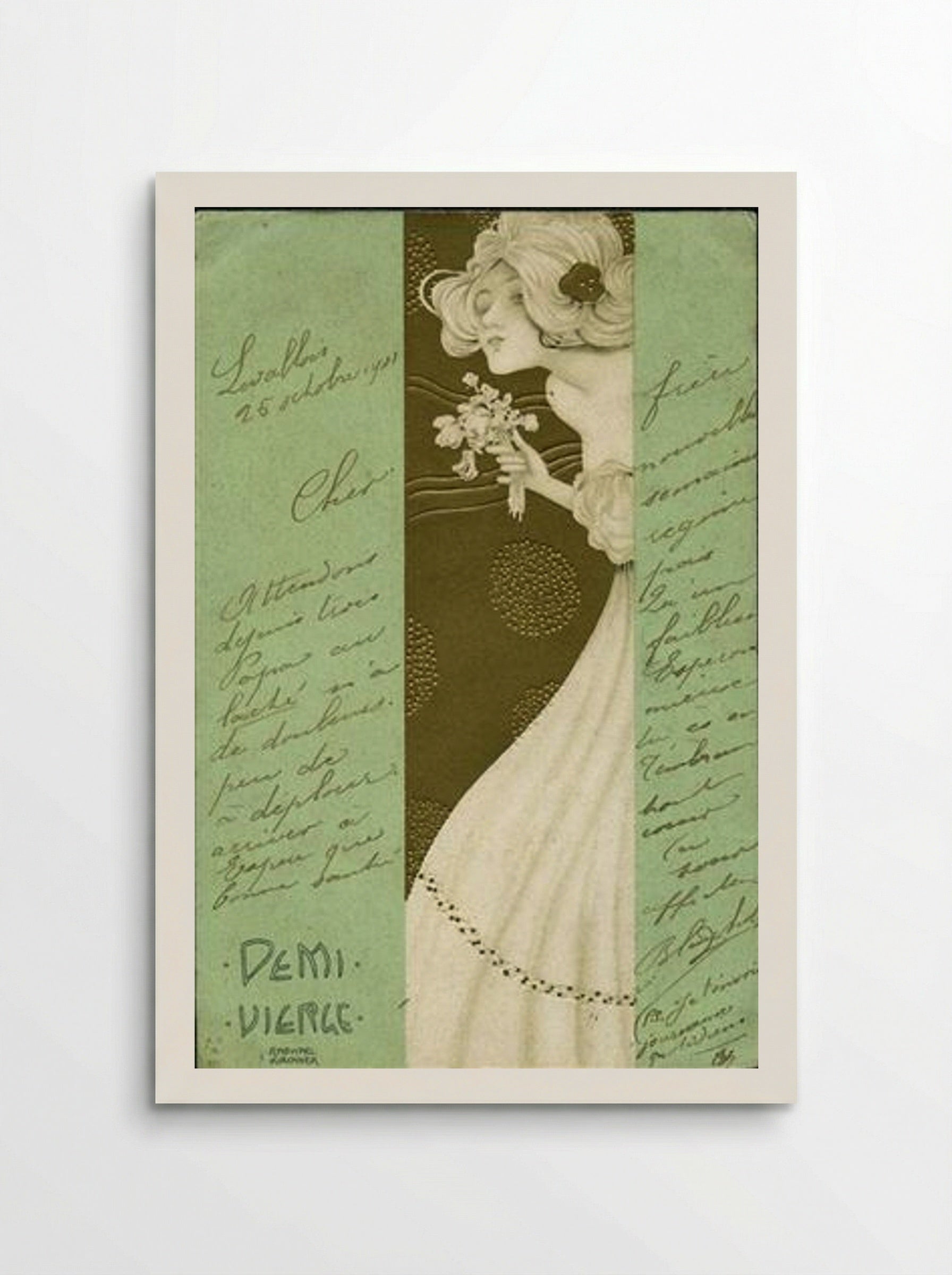 Demi-Vierge - Raphael Kirchner - Poster