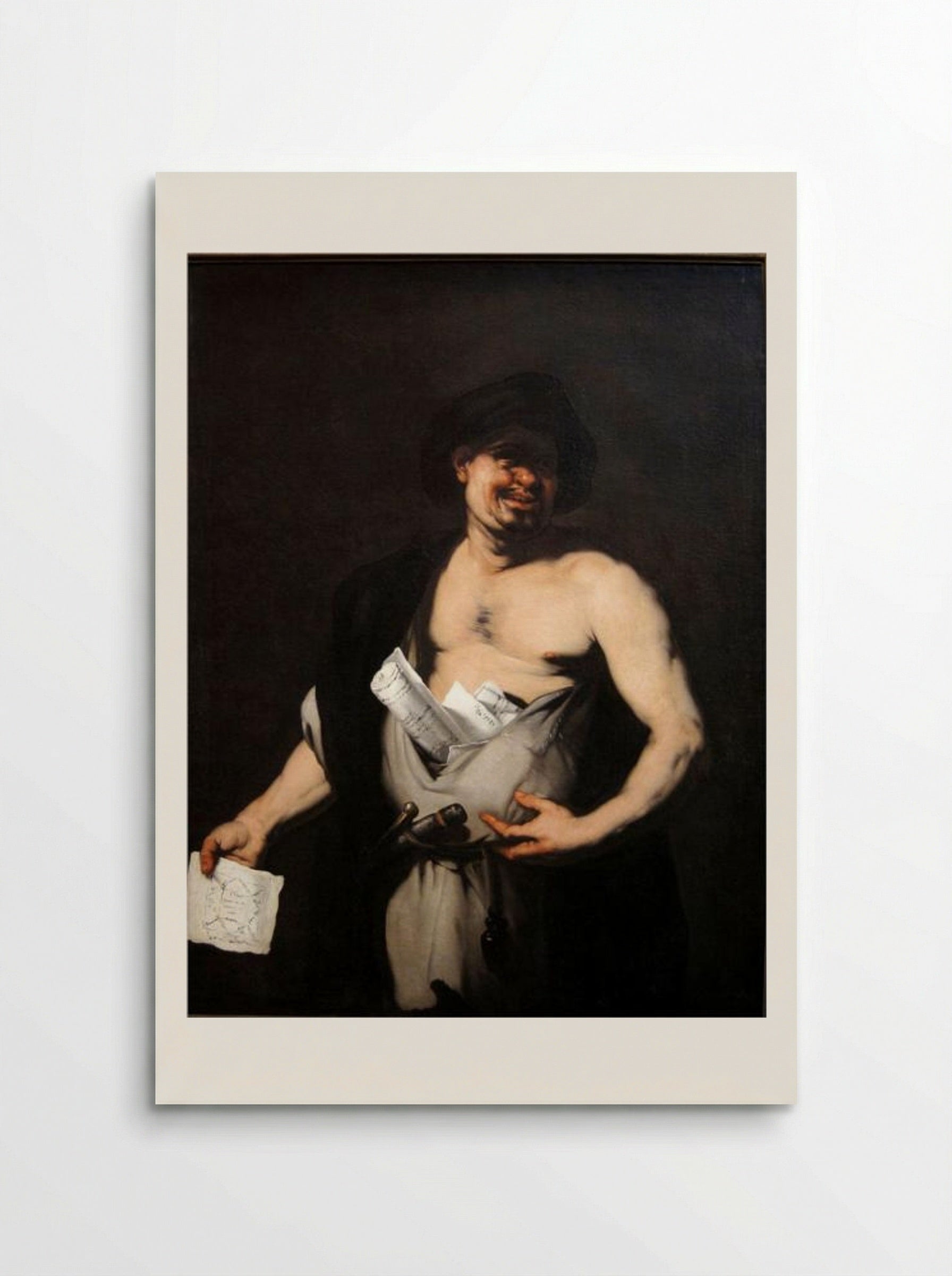 Democritus - Luca Giordano - Poster