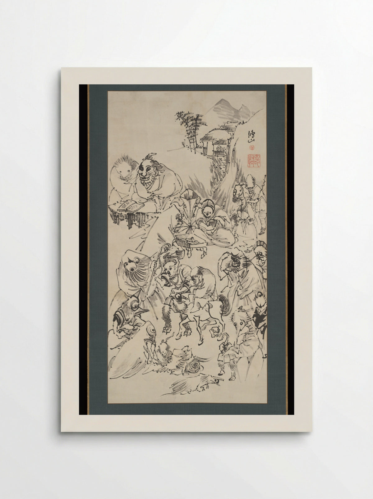 Demons and Monsters - Takai Kōzan - Poster
