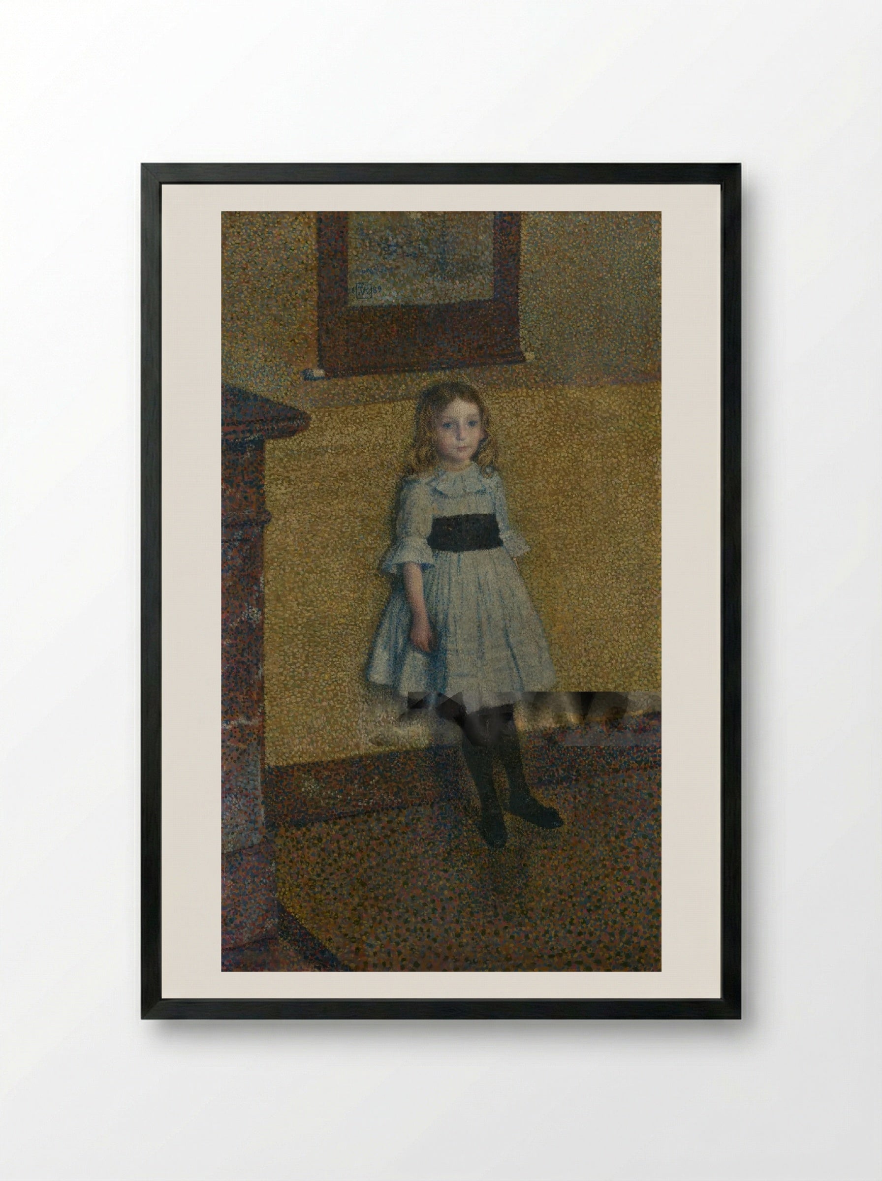 Denise Maréchal - Théo van Rysselberghe - Framed Print Black