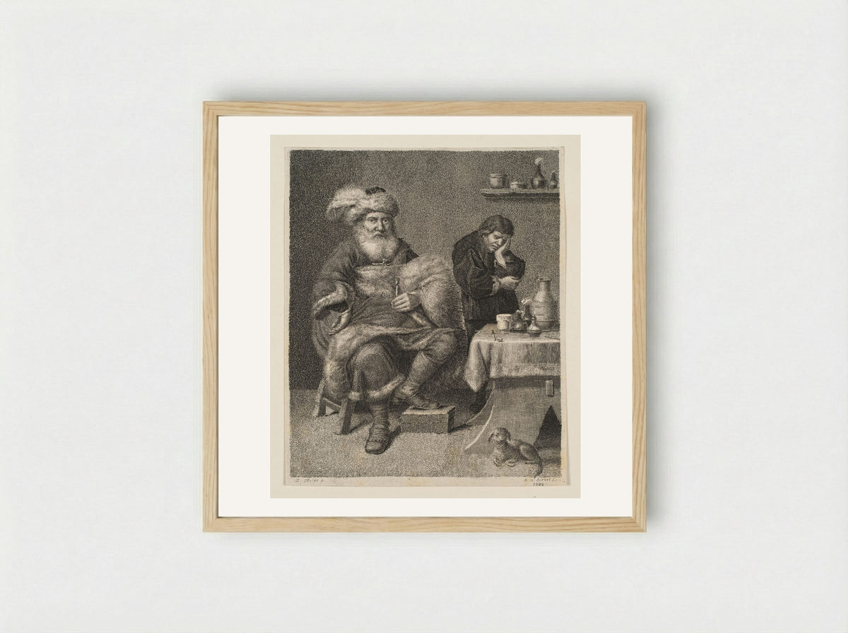 Dentist - Anton Heinrich Riedel - Framed Print Wood