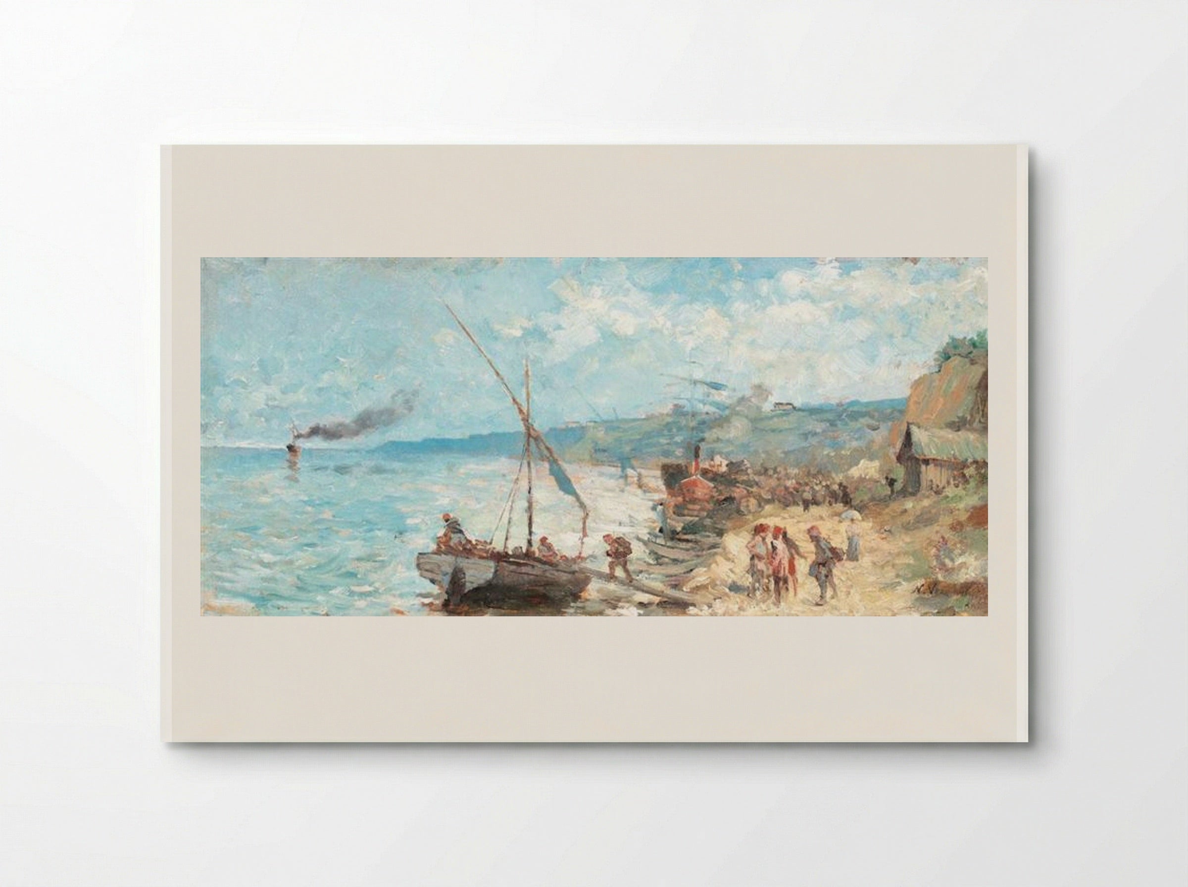 Departure Towards the Open Sea - Nicolae Vermont - Poster
