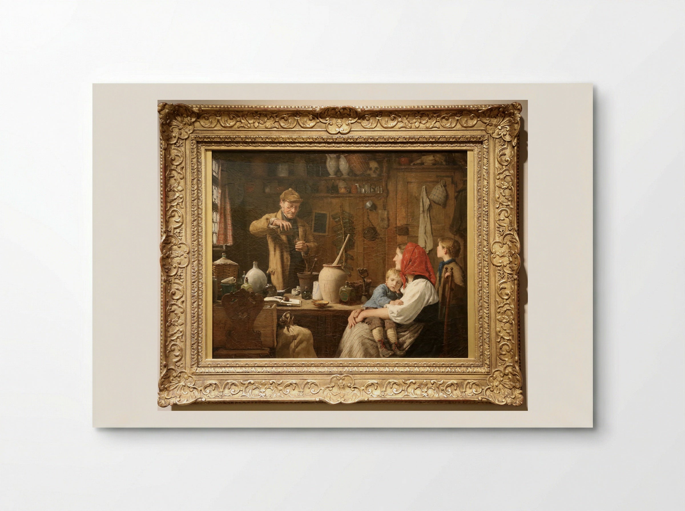 Der Quacksalber - Albert Anker - Poster