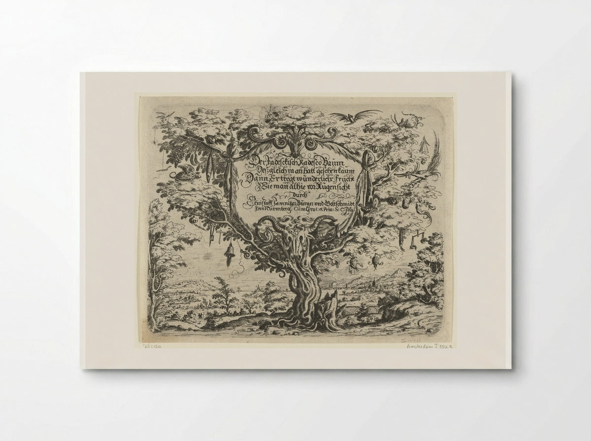 Derde titelblad - Christoph Jamnitzer - Poster