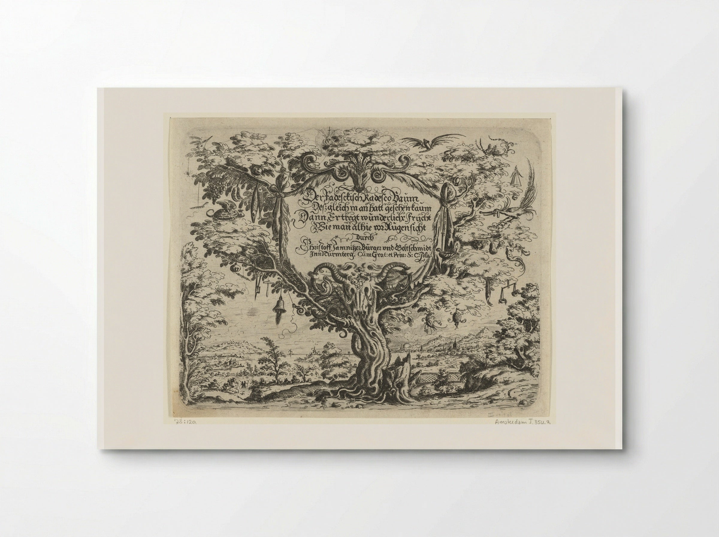 Derde titelblad - Christoph Jamnitzer - Poster