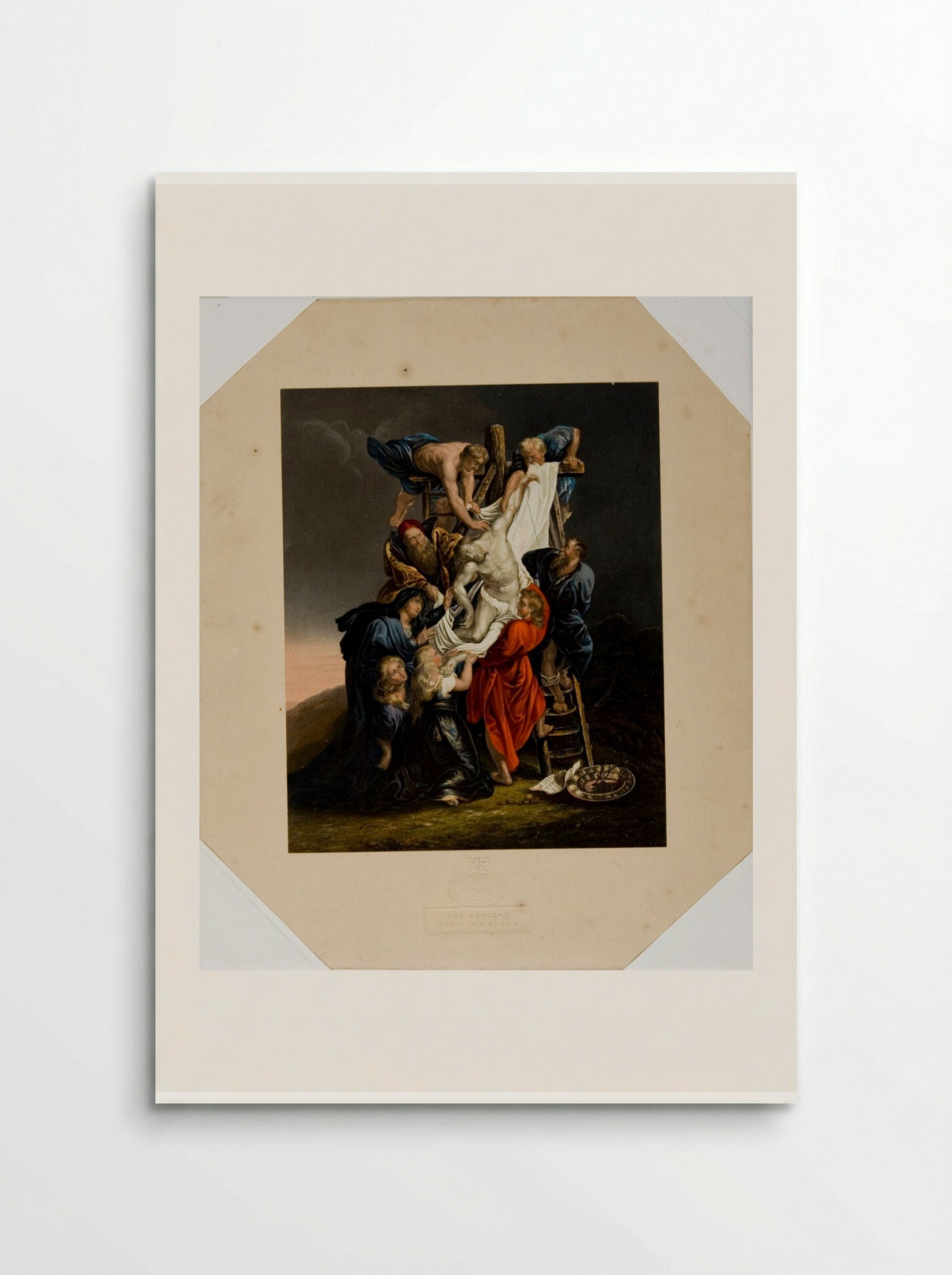 Descent from the Cross - George Baxter - Poster