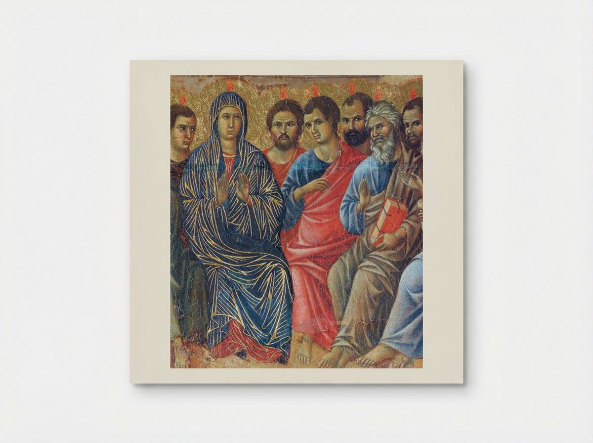 Descent of the Holy Spirit upon the Apostles (Fragment) - Duccio di Buoninsegna - Poster