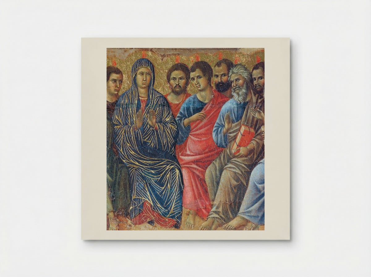 Descent of the Holy Spirit upon the Apostles (Fragment) - Duccio di Buoninsegna - Poster