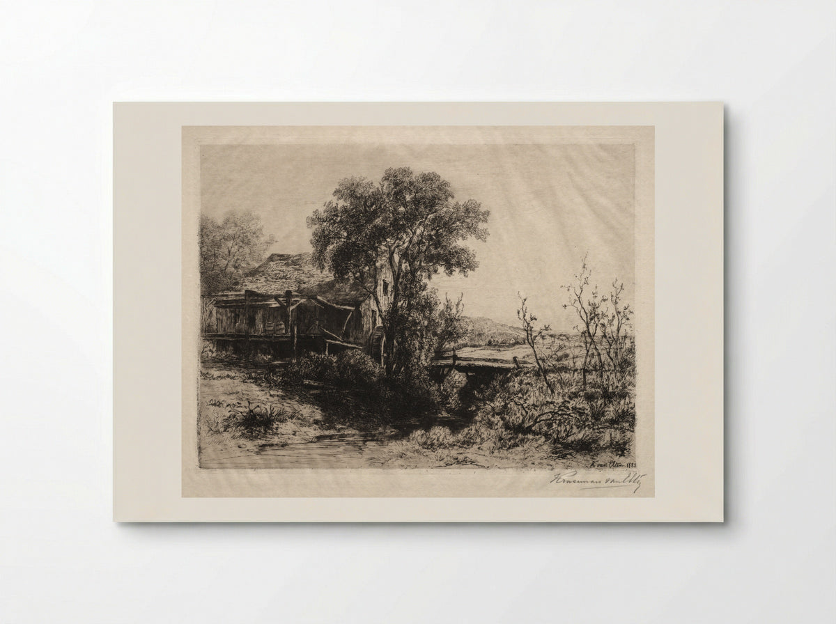 Deserted Mill - Hendrik Dirk Kruseman van Elten - Poster