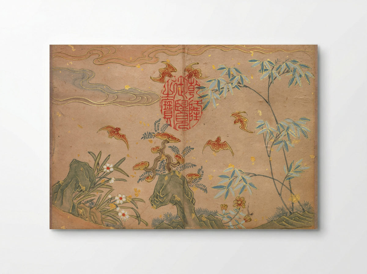 Desk Album: Flower and Bird Paintings - Zhang Ruoai - Poster