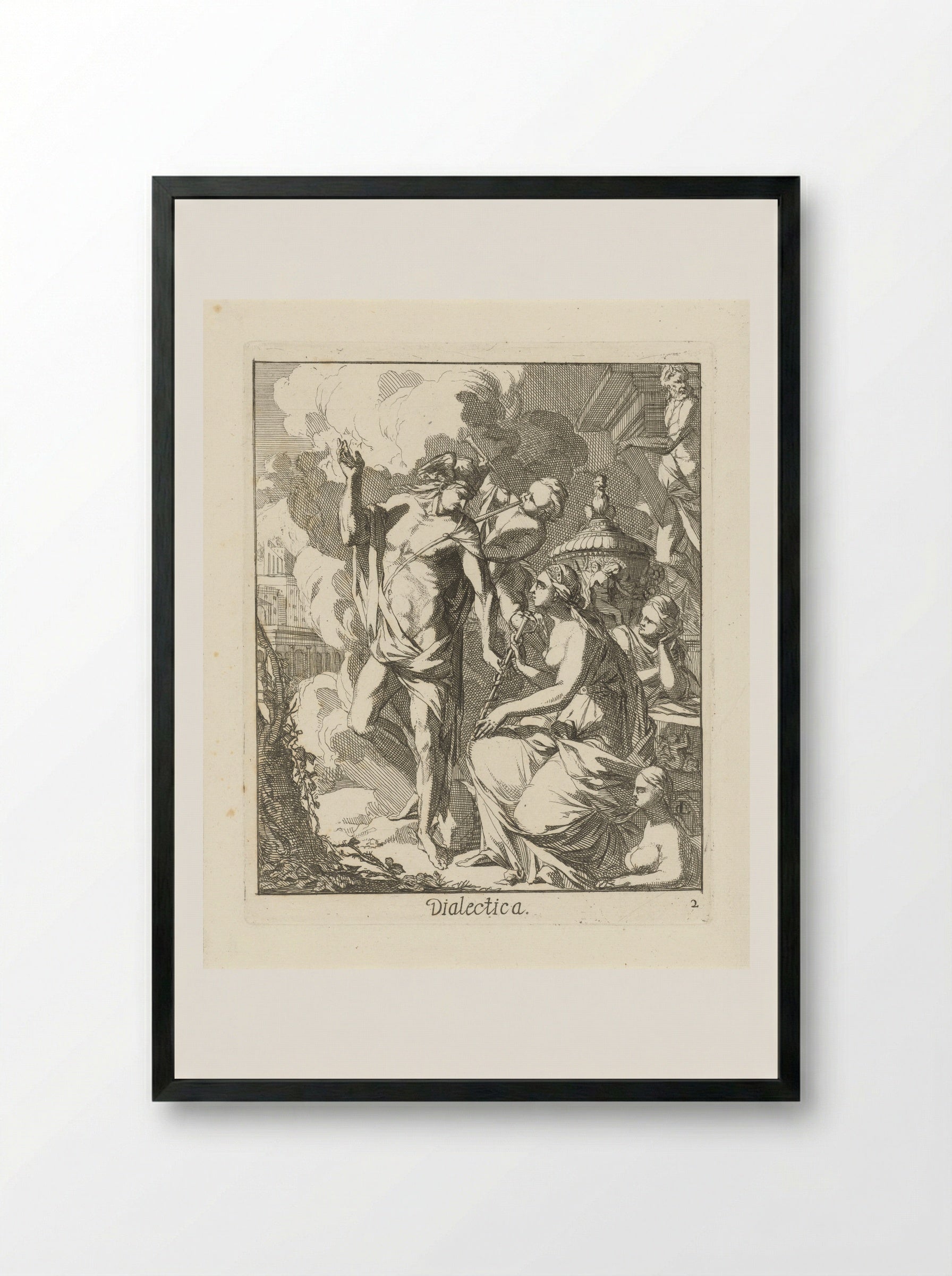 Dialectica - Caspar Luyken - Framed Print Black