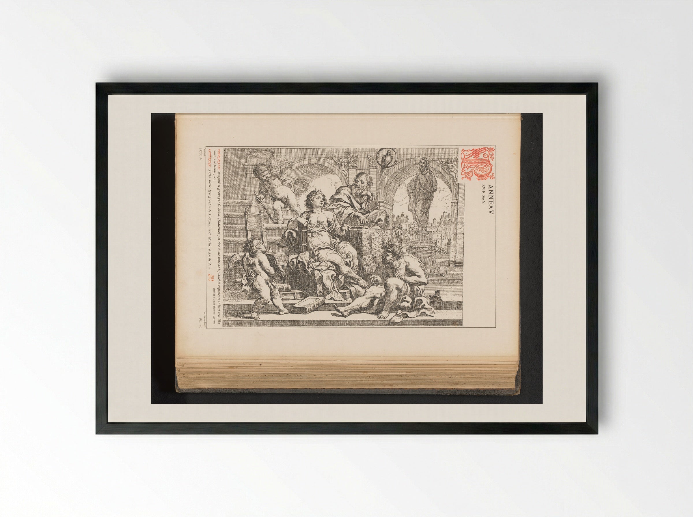 Dialectica - Cornelis Schut (I) - Framed Print Black