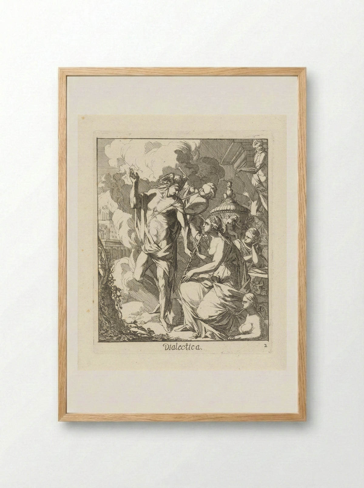 Dialectica - Caspar Luyken - Framed Print Wood