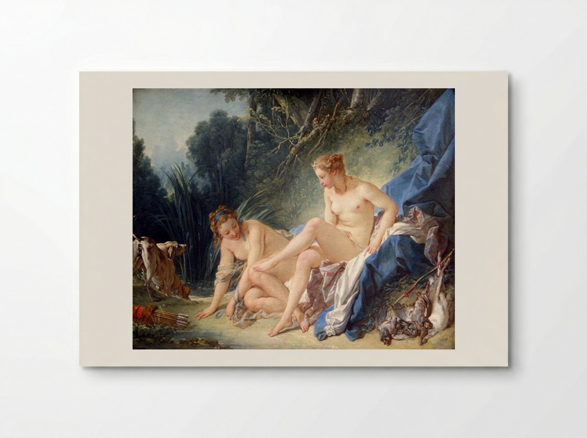 Diana Leaving the Bath - François Boucher - Poster