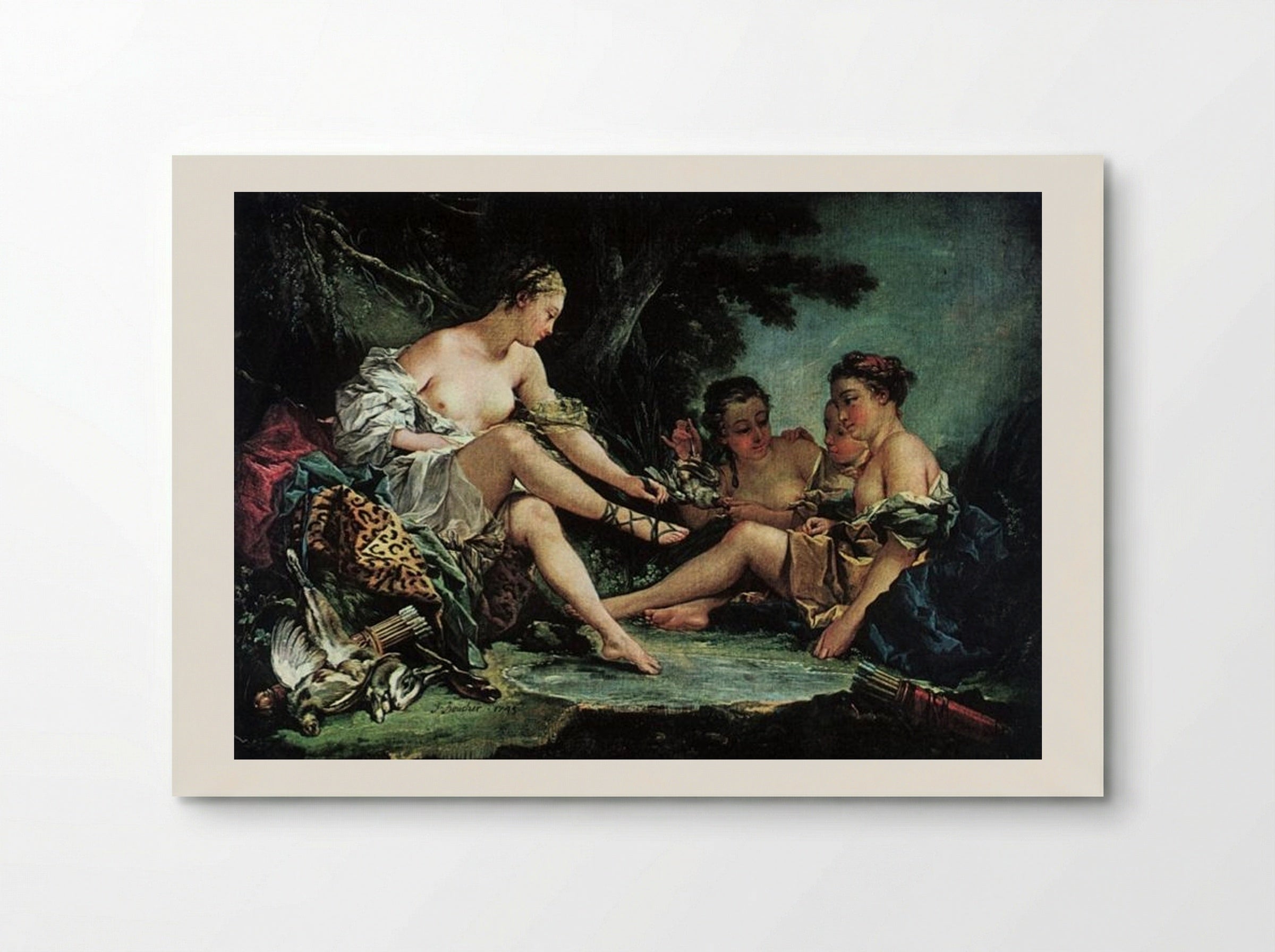Diana after the Hunt - François Boucher - Poster