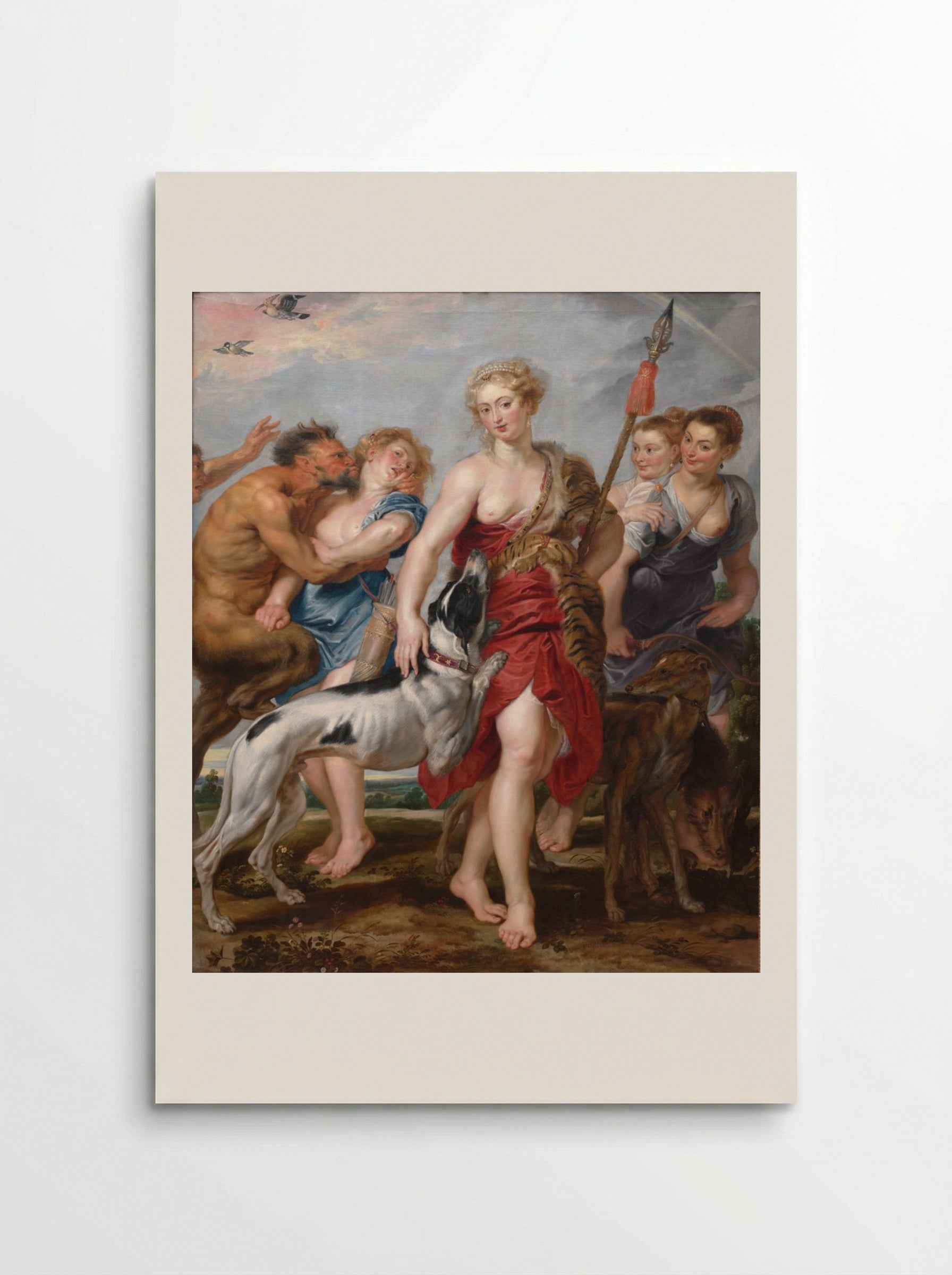 Diana and Her Nymphs Departing for the Hunt - Peter Paul Rubens - Poster