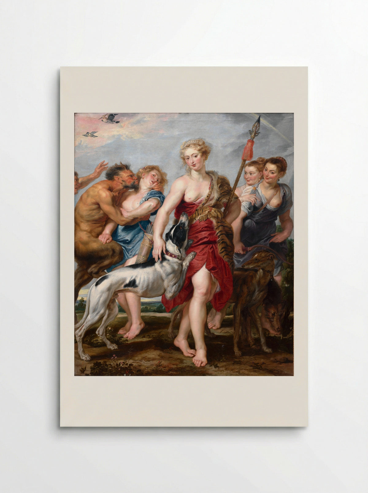 Diana and Her Nymphs Departing for the Hunt - Peter Paul Rubens - Poster