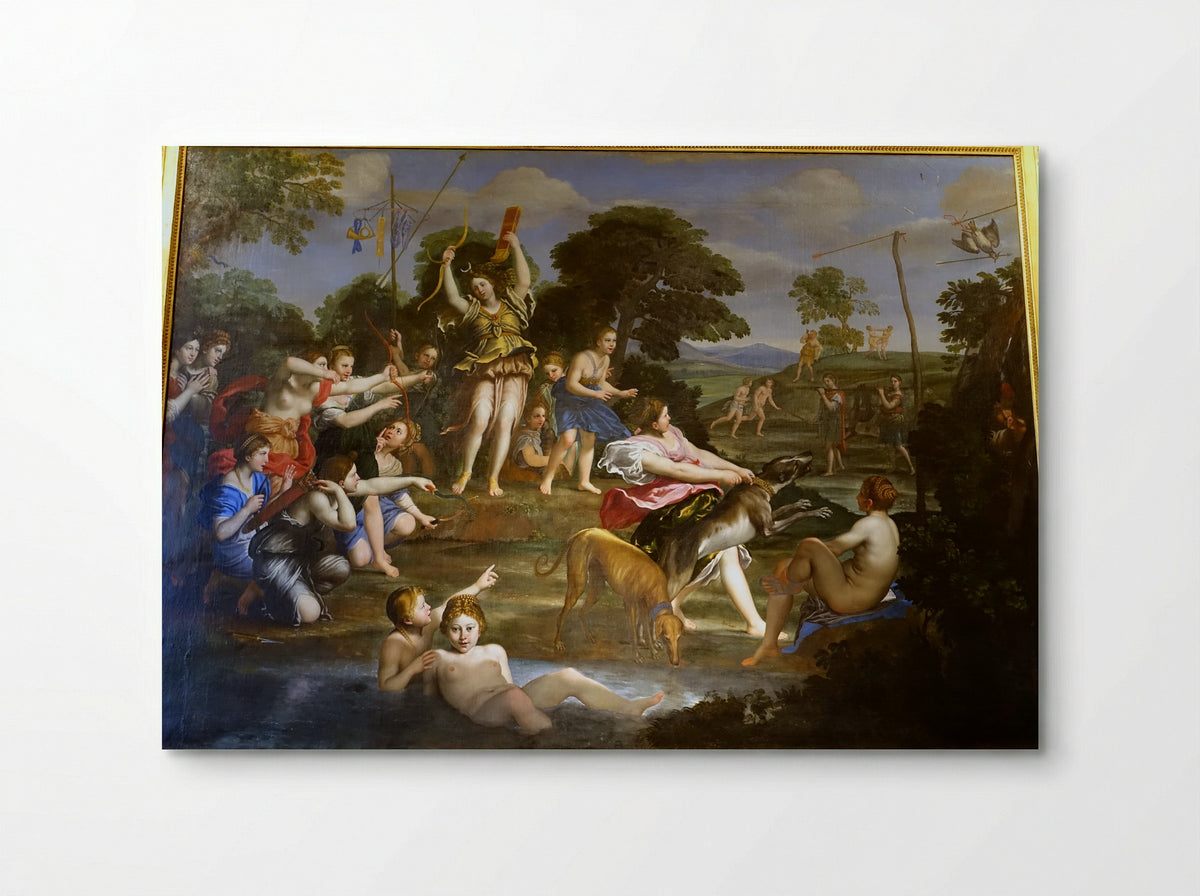 Diana and her Nymphs - Domenichino - Poster