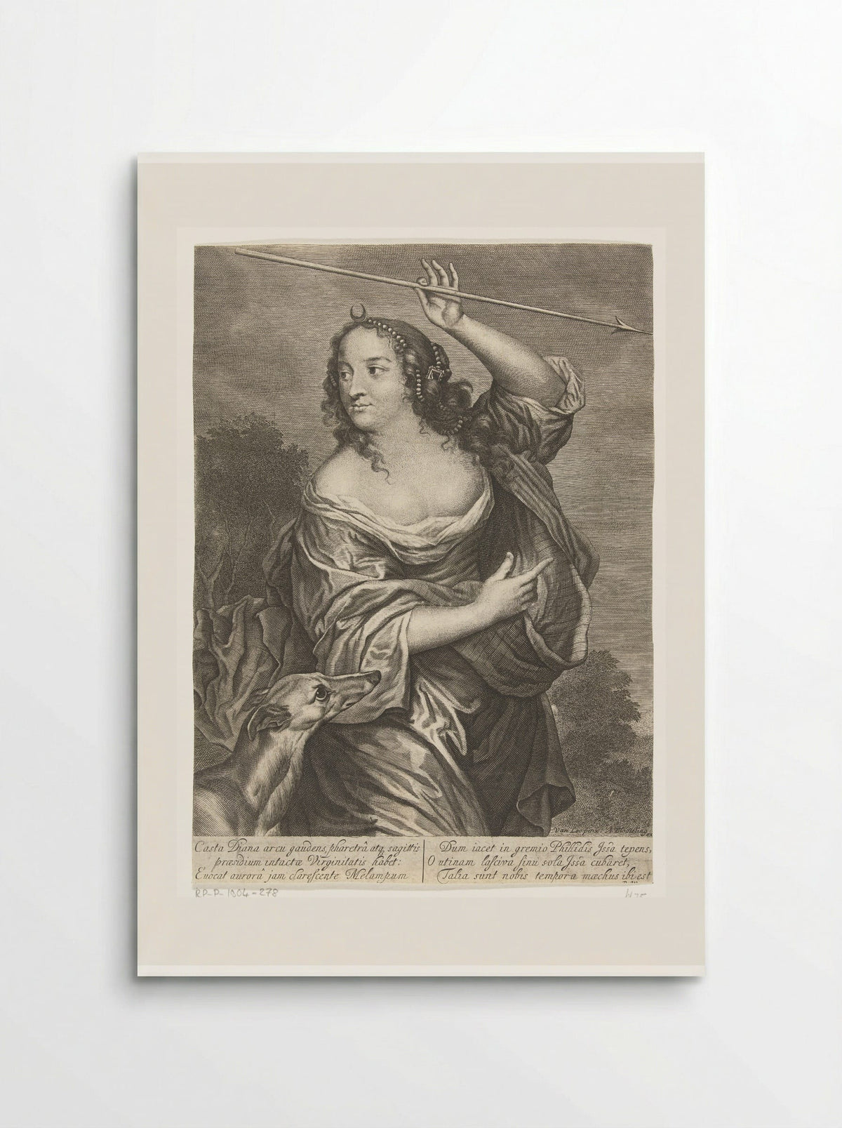 Diane de Poitiers as Diana - Abraham Bloteling - Poster