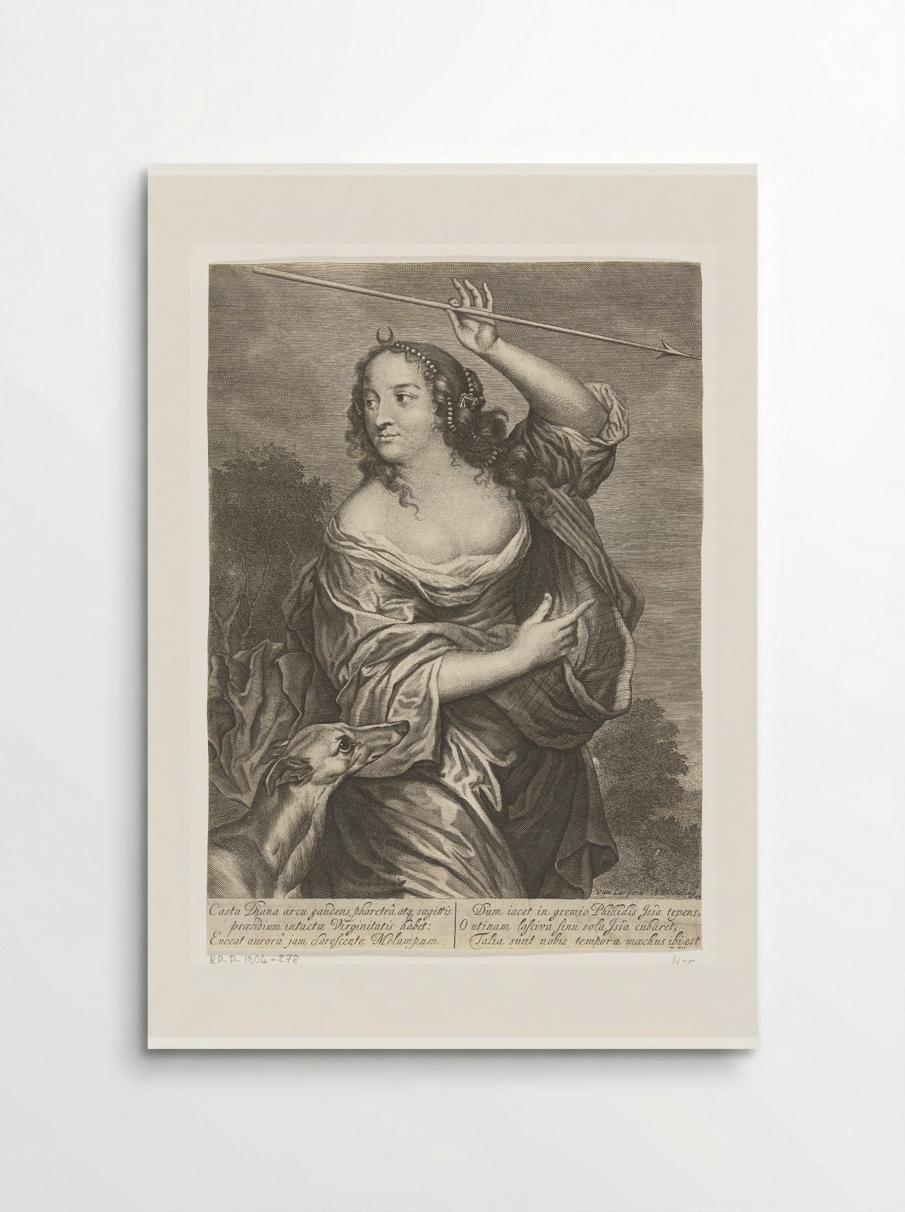 Diane de Poitiers as Diana - Abraham Bloteling - Poster
