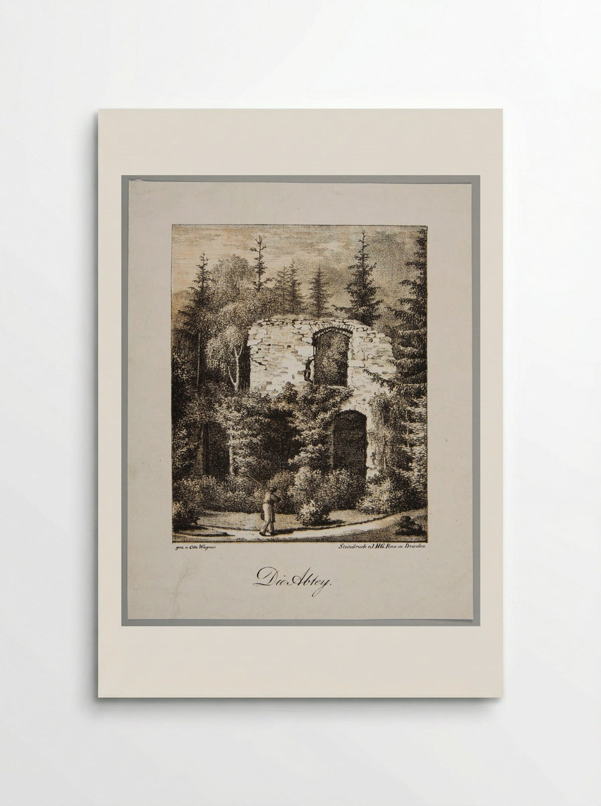 Die Abtey (The Abbey) - Otto Wagner - Poster