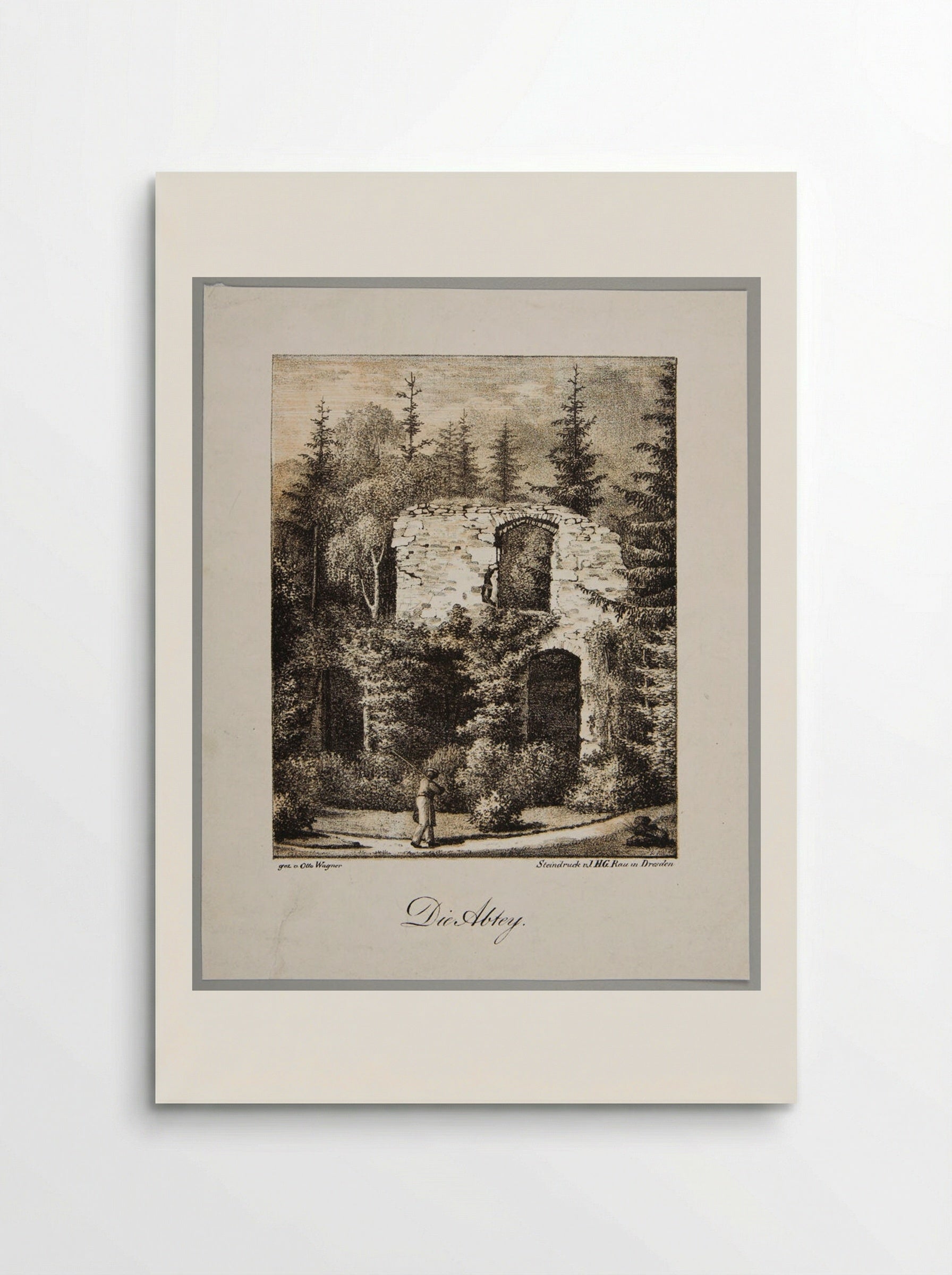 Die Abtey (The Abbey) - Otto Wagner - Poster