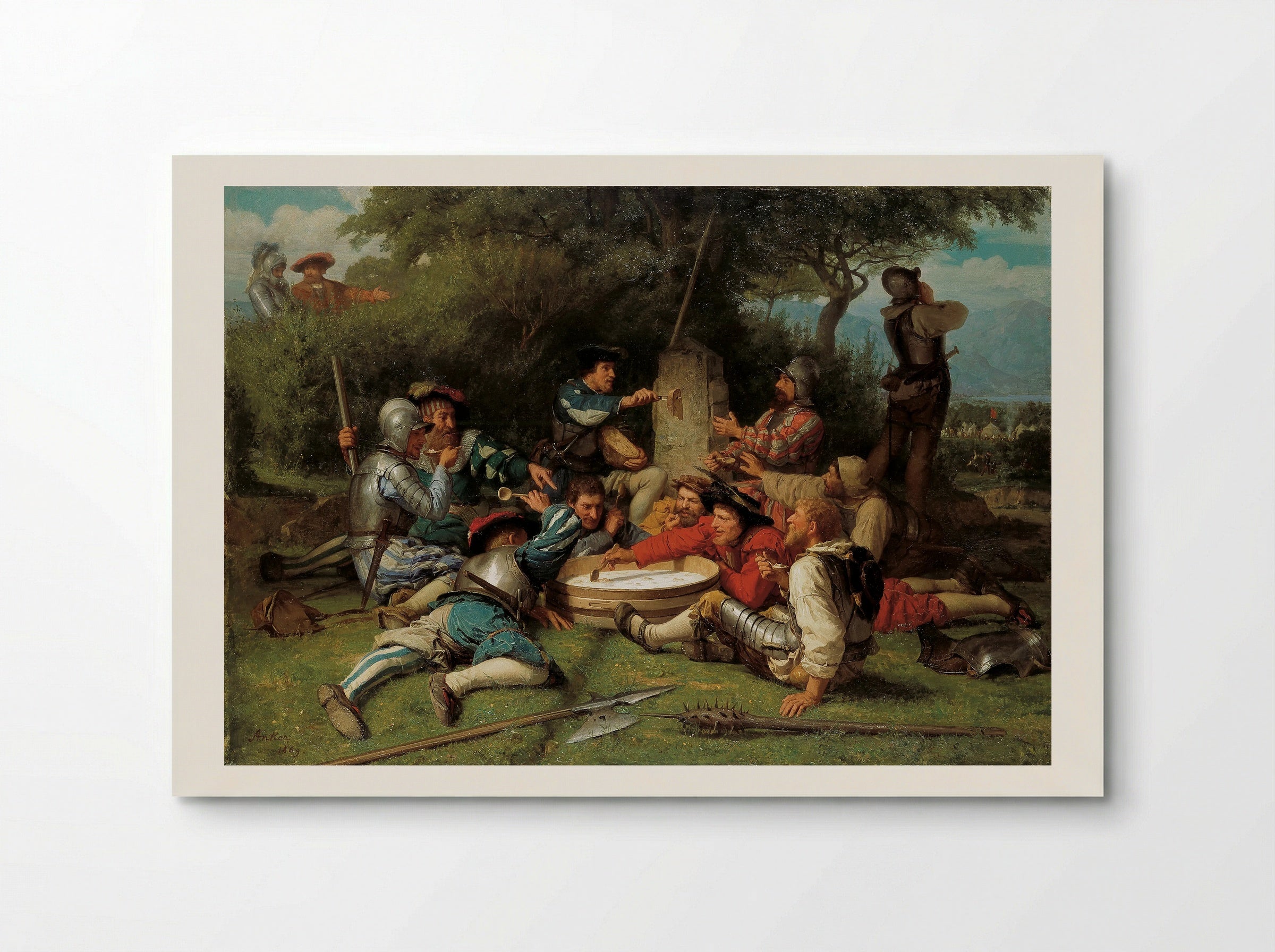 Die Kappeler Milchsuppe - Albert Anker - Poster