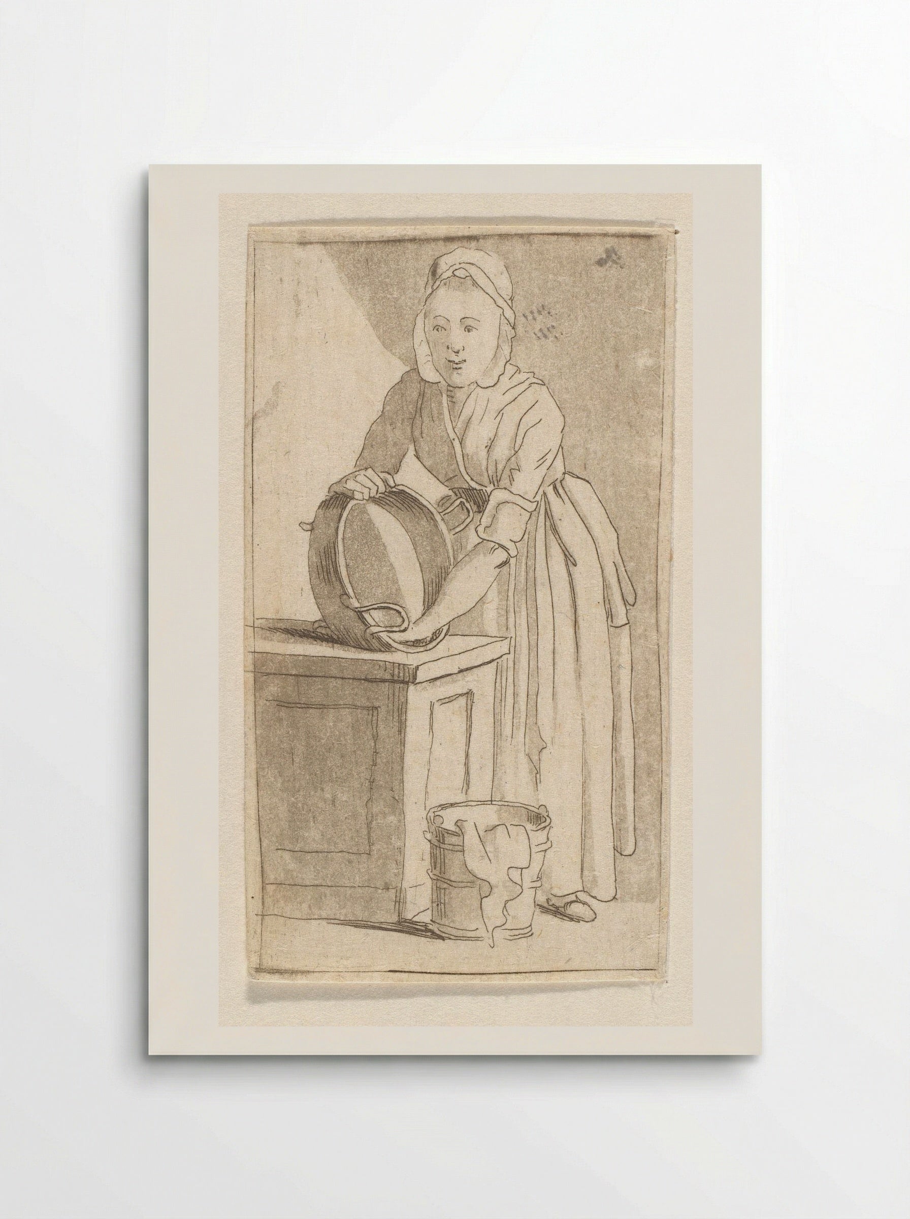 Dienstmeid - Anthonie van den Bos - Poster