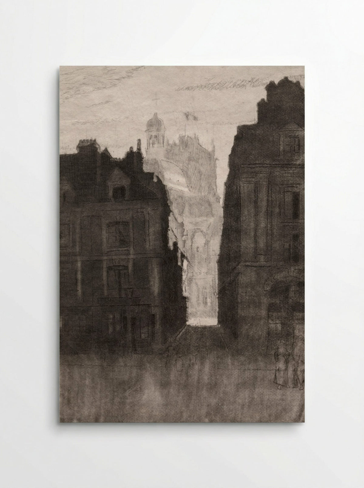 Dieppe, La Rue Notre Dame - Walter Sickert - Poster