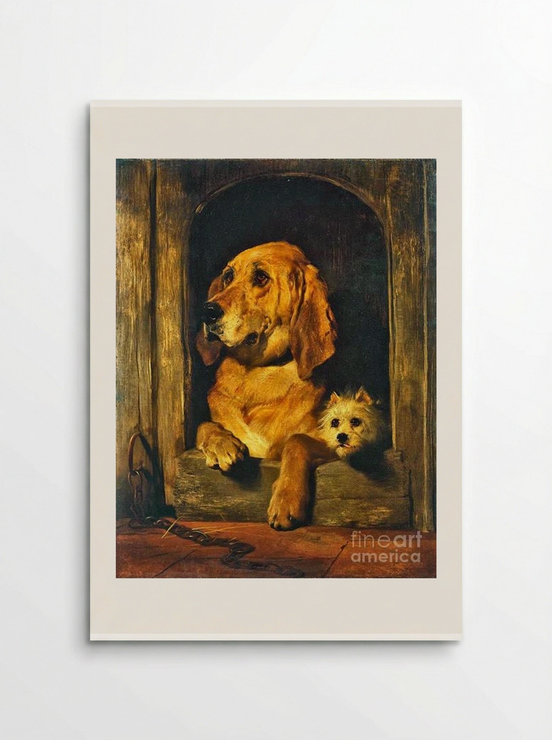 Dignity and Impudence - Sir Edwin Henry Landseer - Poster