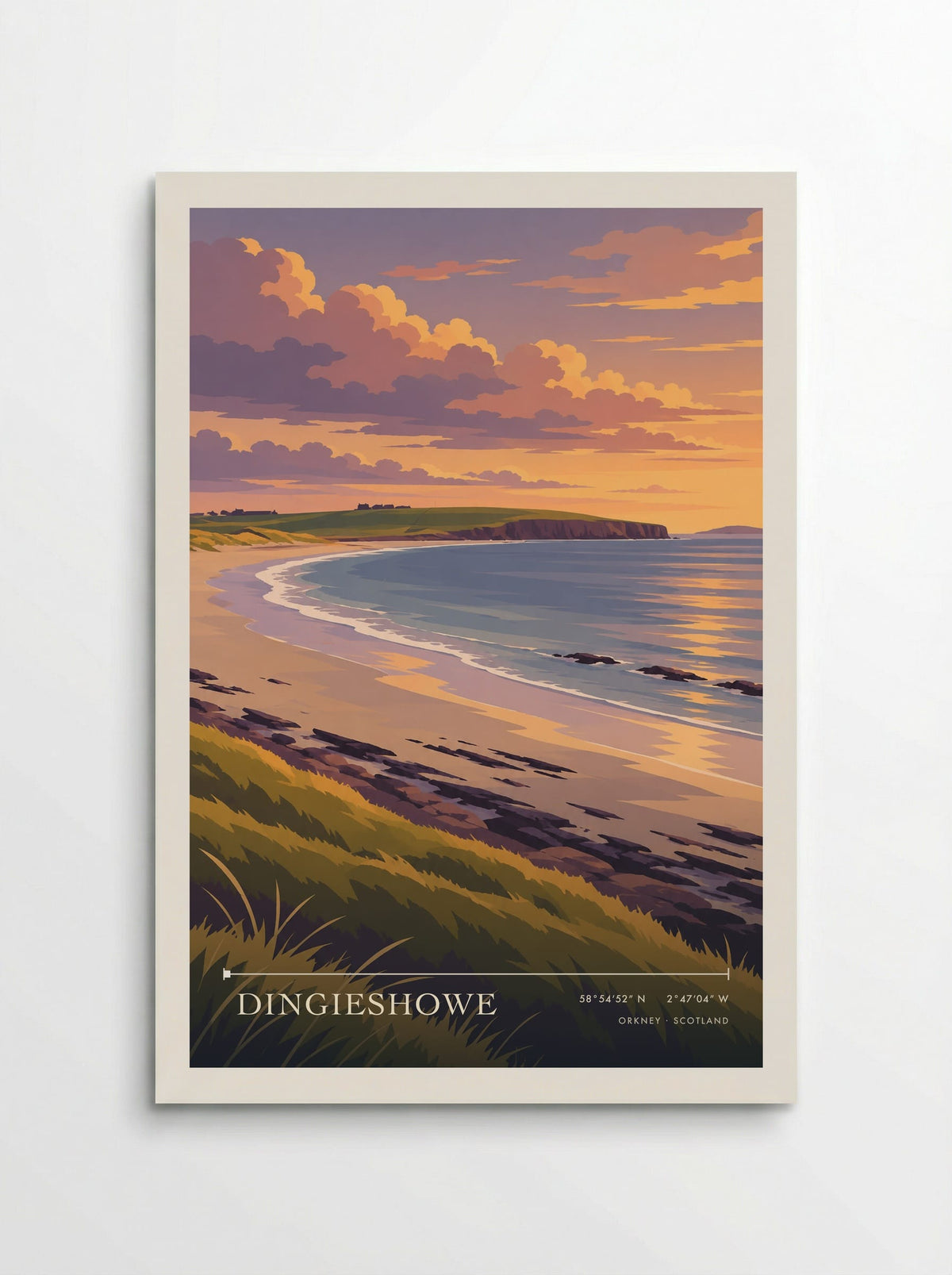 Dingieshowe, Orkney | Travel Poster - Poster