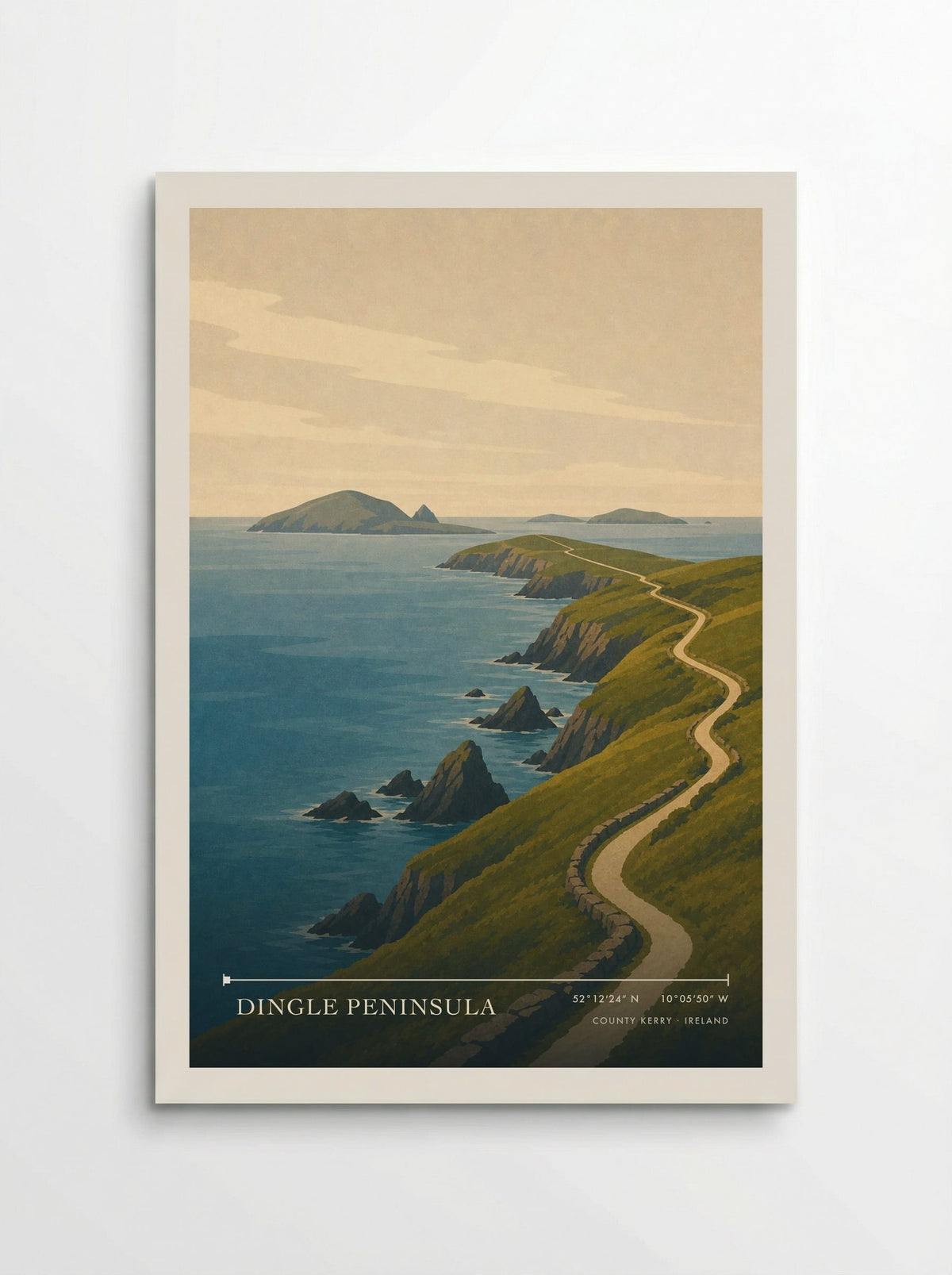 Dingle Peninsula travel poster print